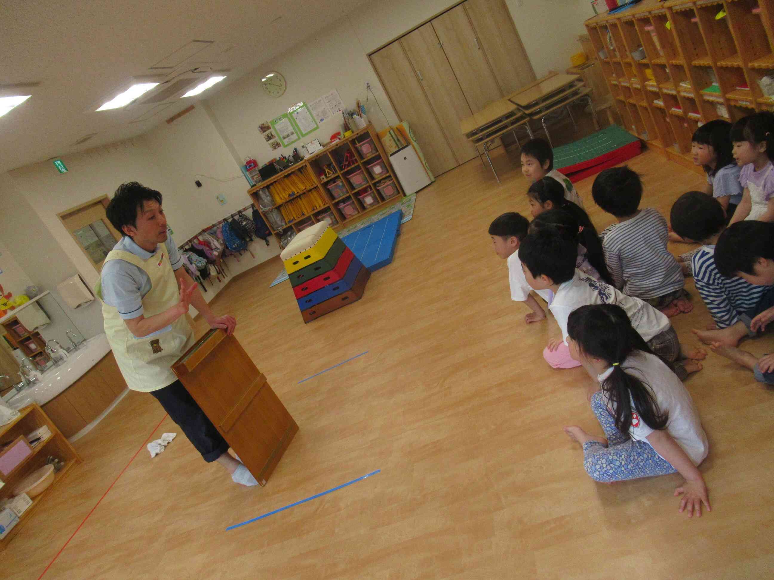 道具の説明もしっかりと聞いています