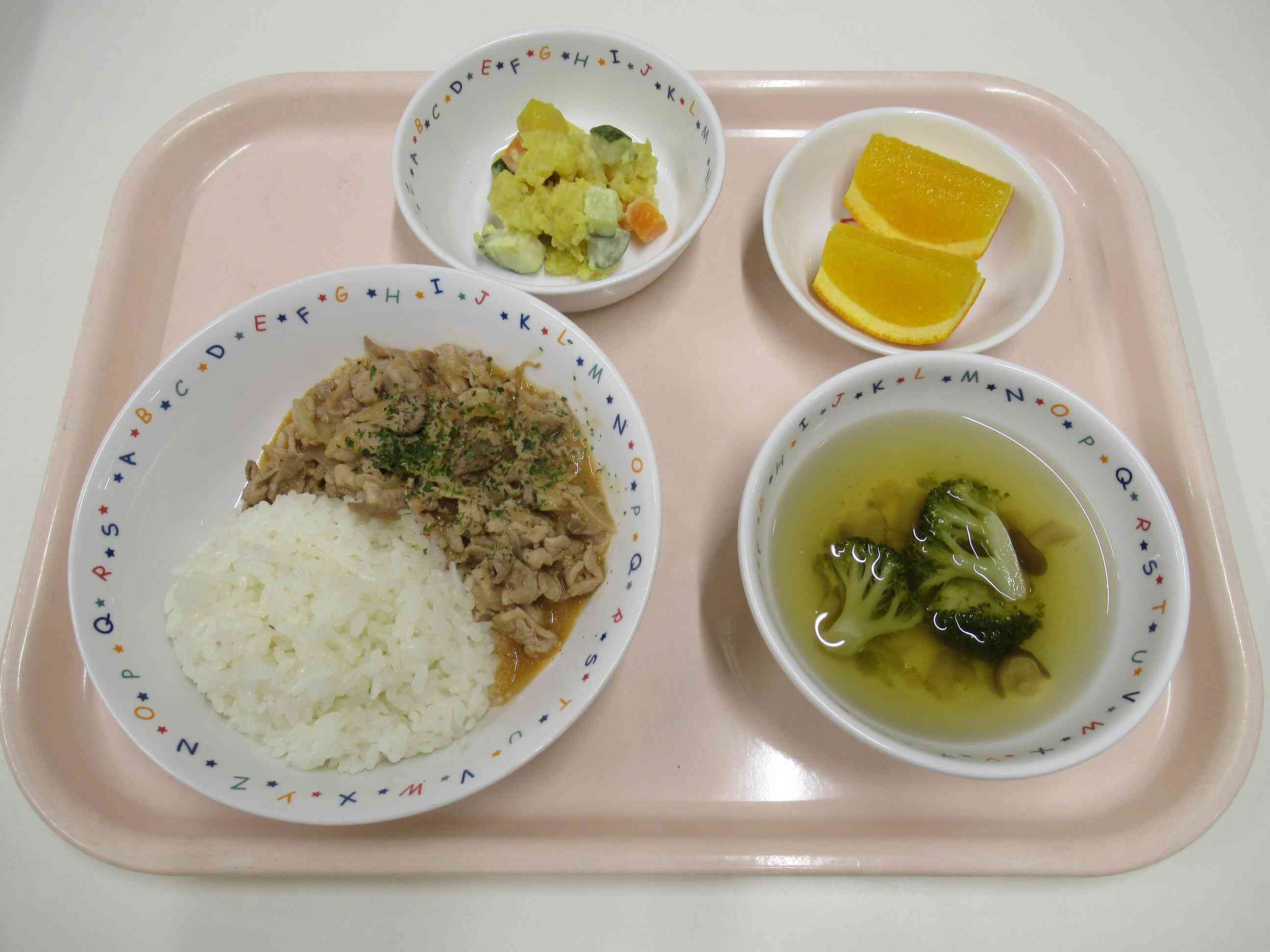 ８月１２日献立