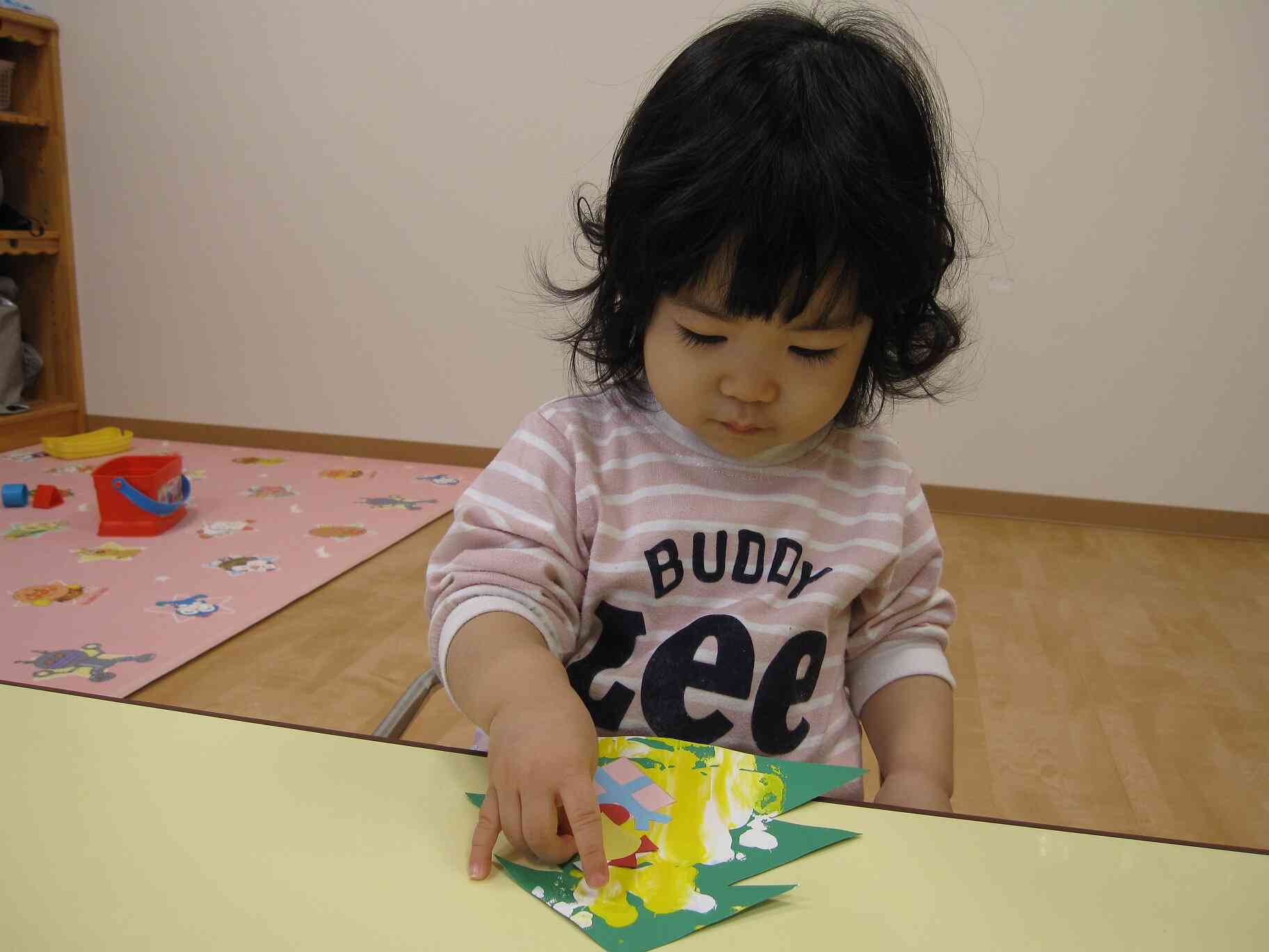 飾りも貼ったよ！