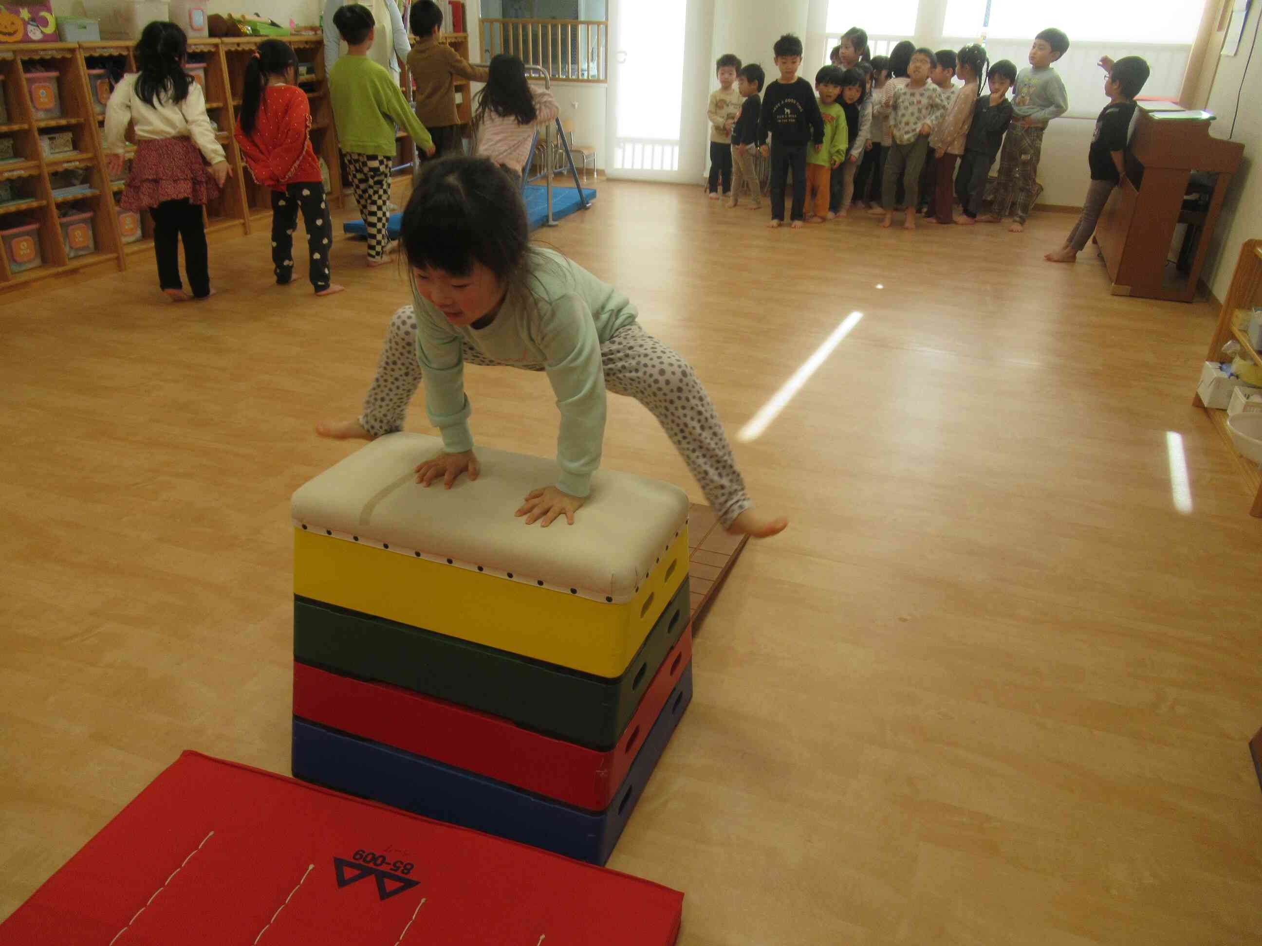 やったー！跳べたー！