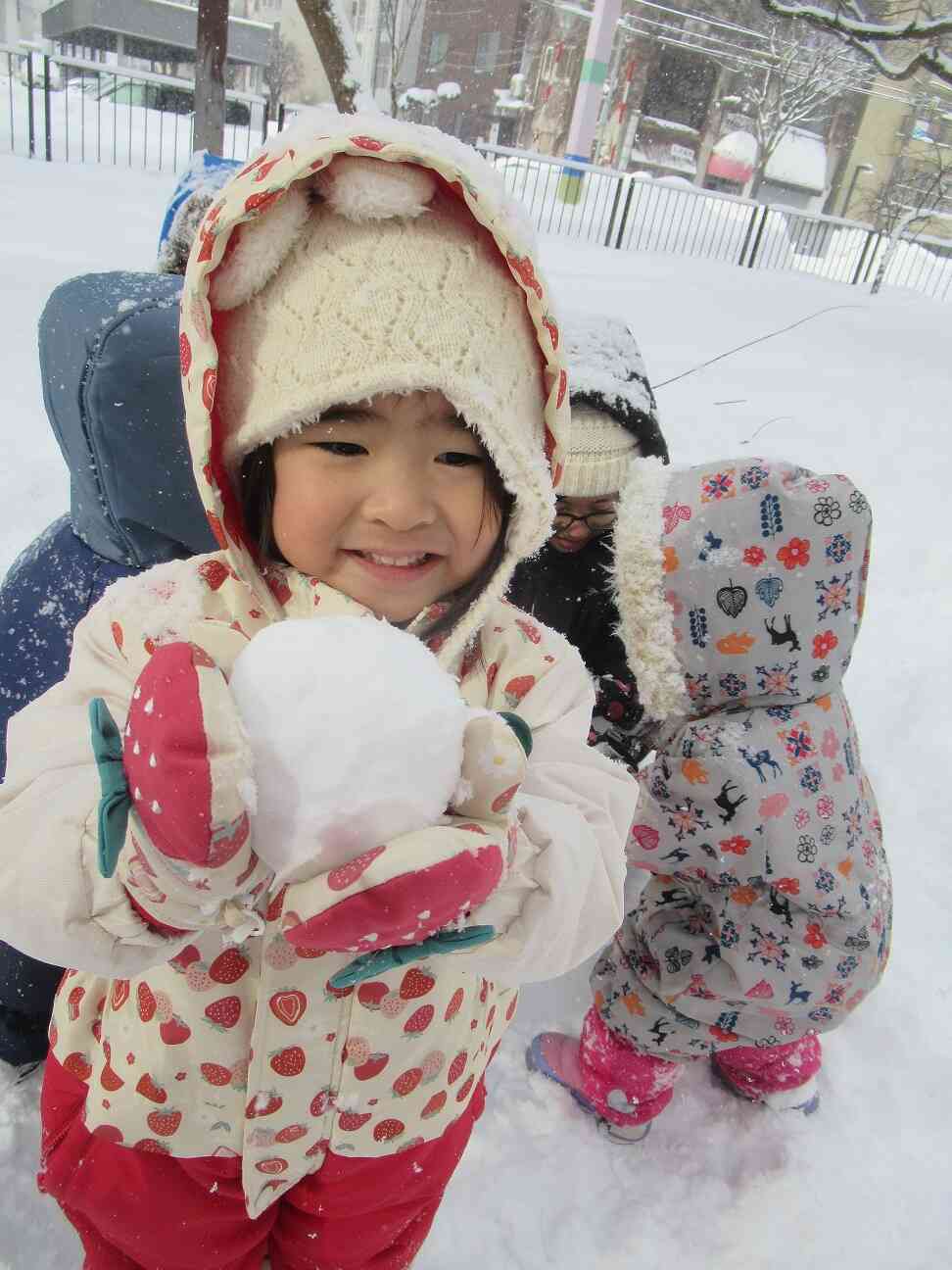 雪だるま作るよ!