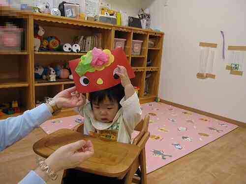 鬼のお面でーーーきたッ♪