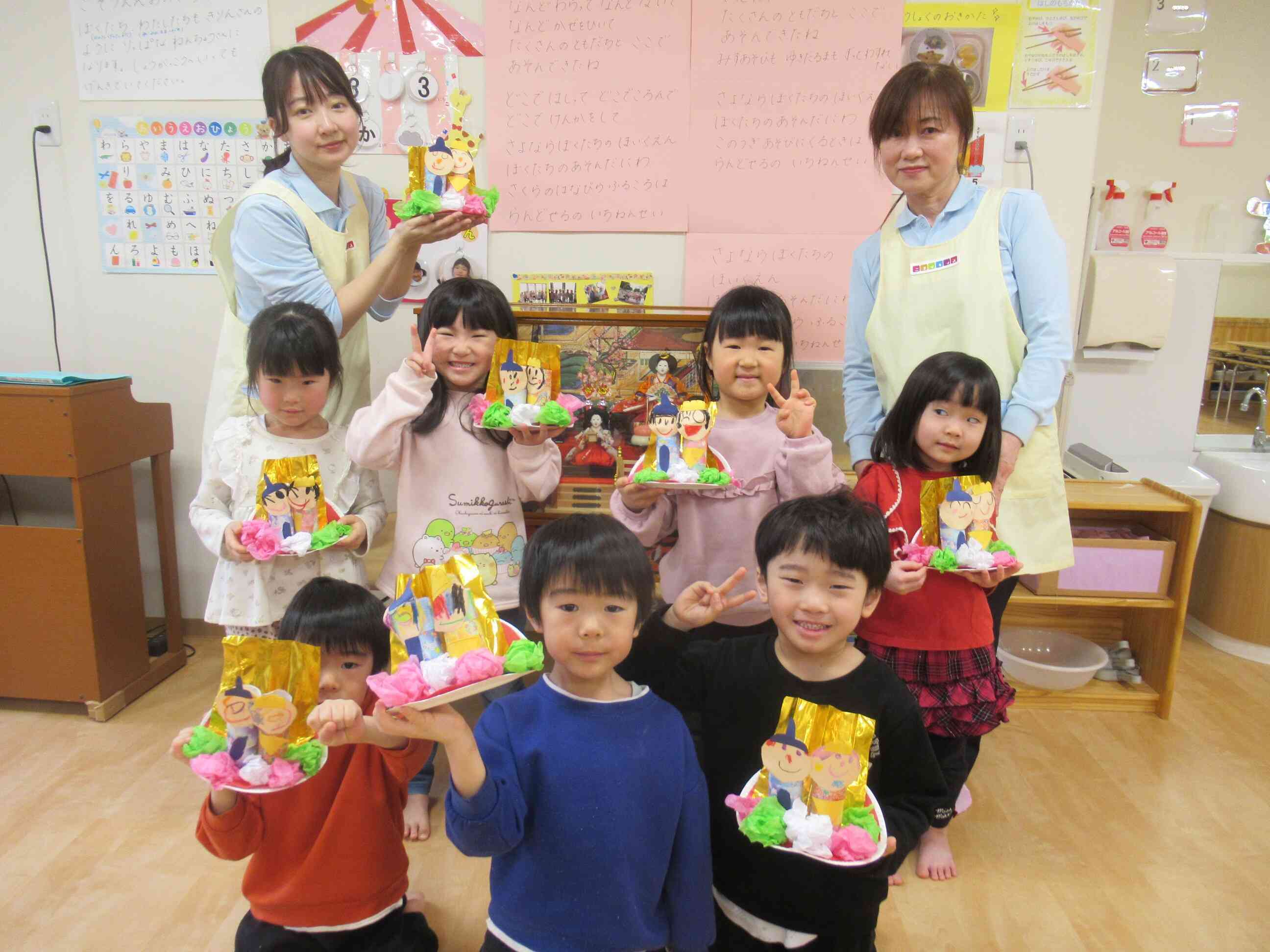 皆で一緒に作った～♪見て♪見て♪