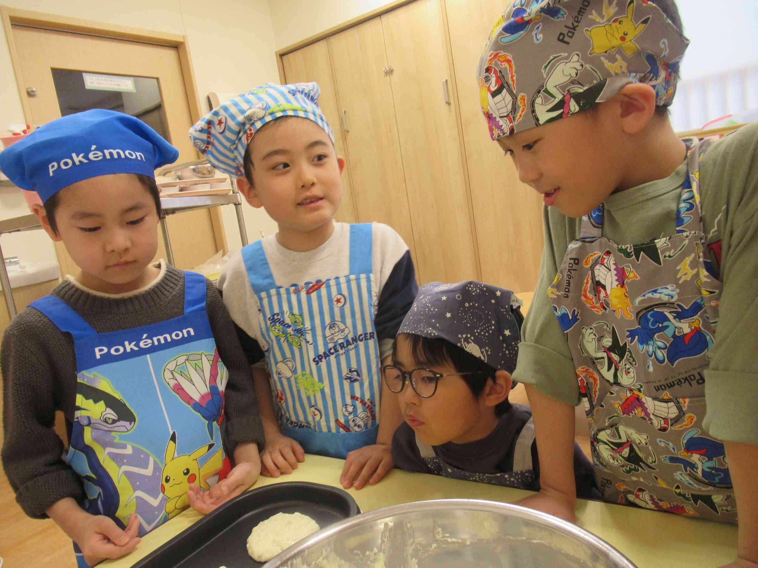 お別れケーキ作り！