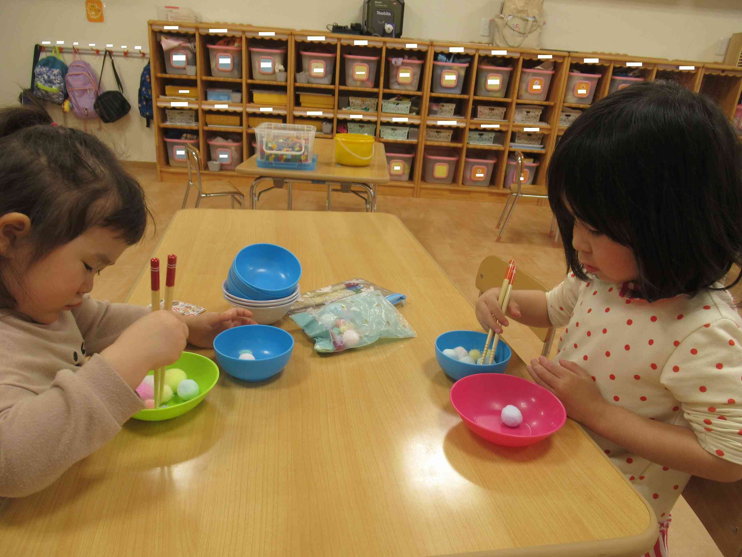 進級に向け箸の練習頑張ってます！