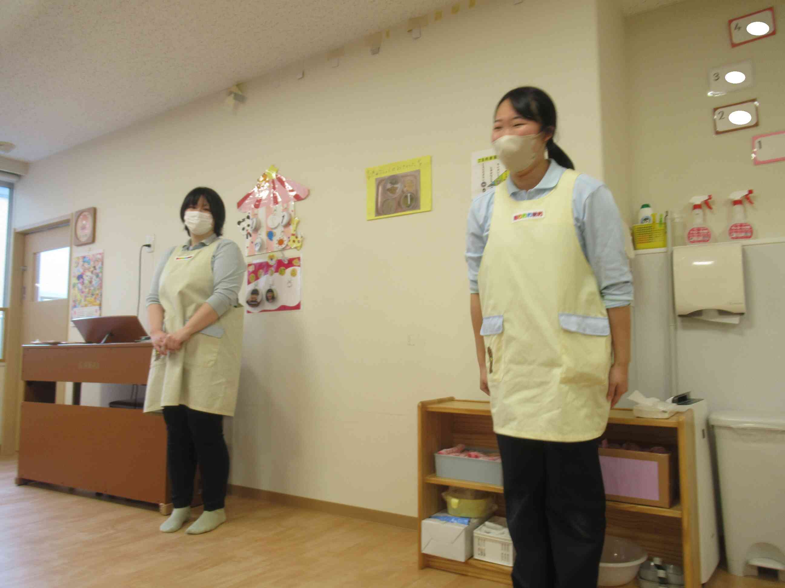 お待ちかねの担任の先生の発表です！！