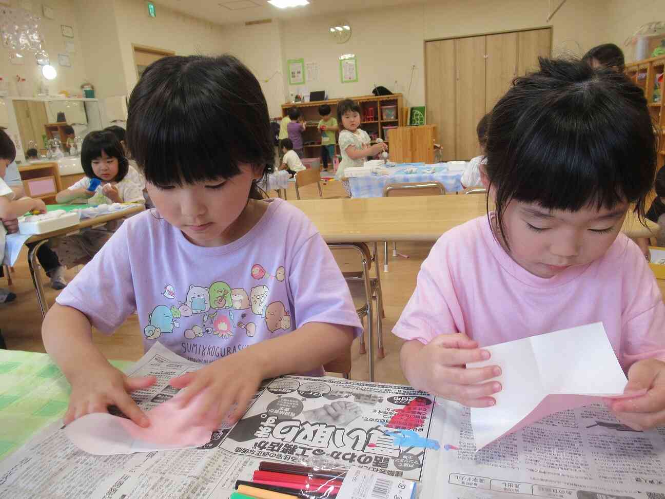 折り紙で何が出来るかな？？