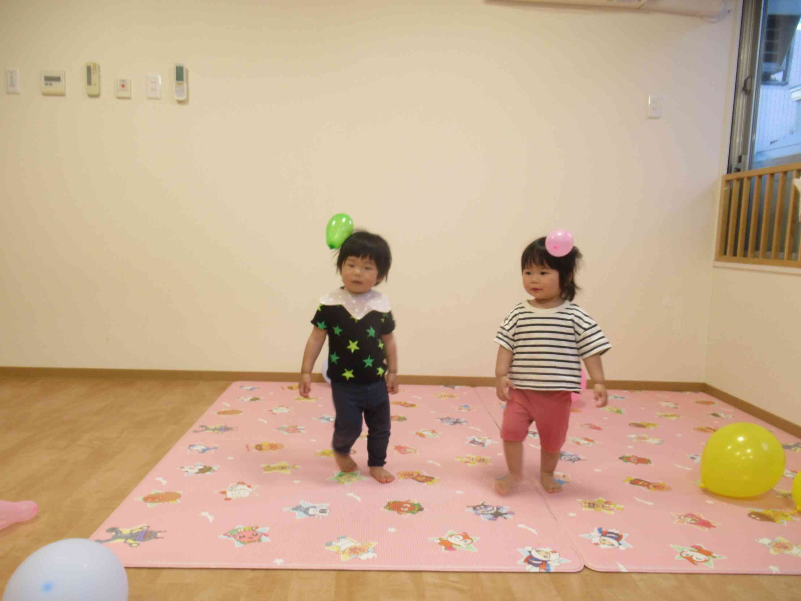 風船楽しいね