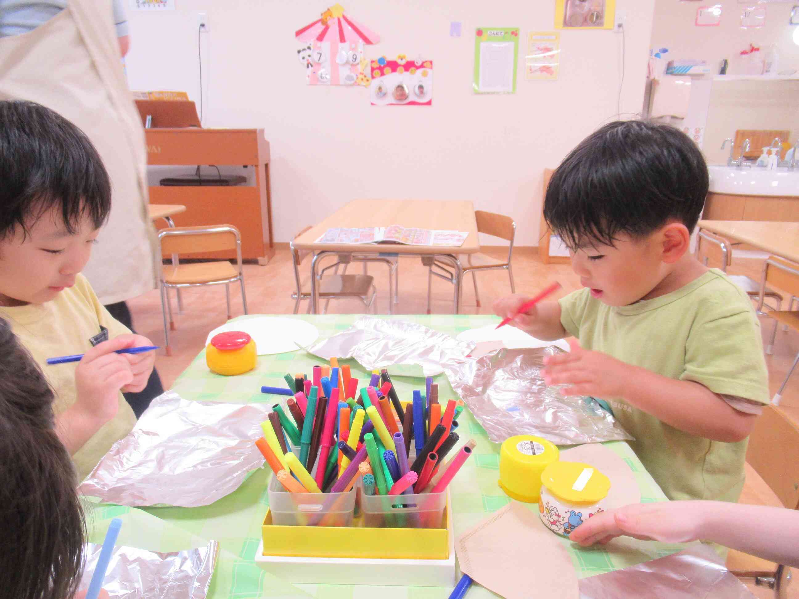 幼児クラス七夕製作