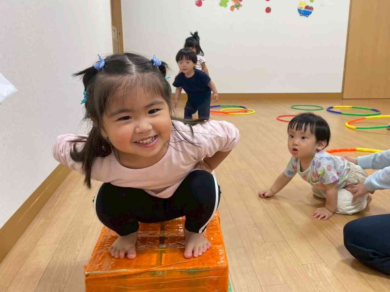 上手にジャンプできるかな～？