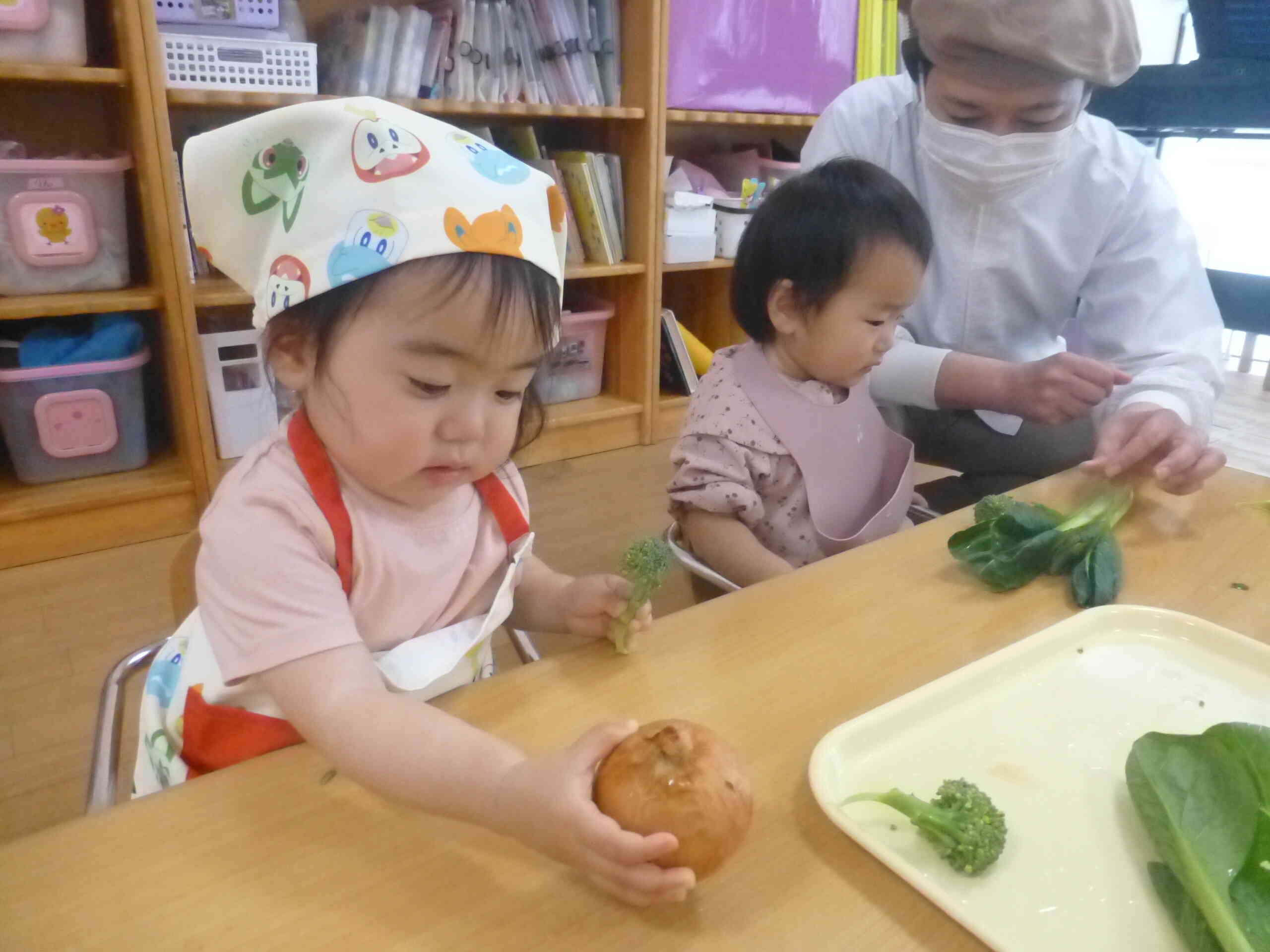 これは何のお野菜かな？？