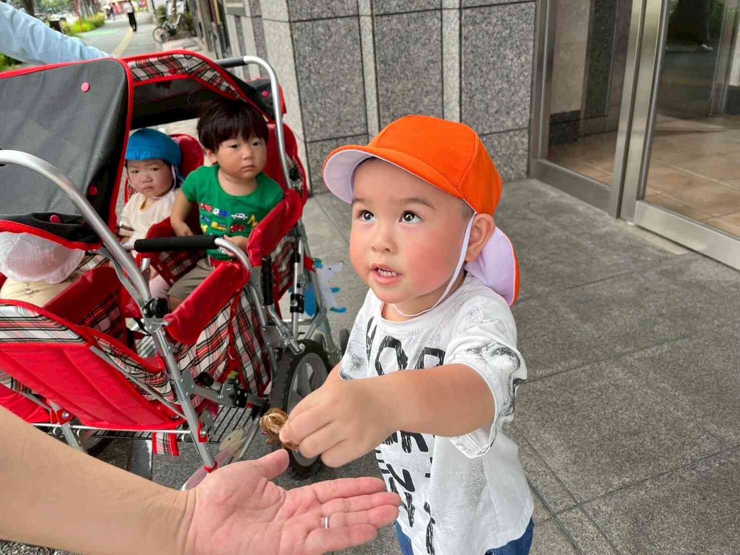 僕は抜け殻も触れたよ！