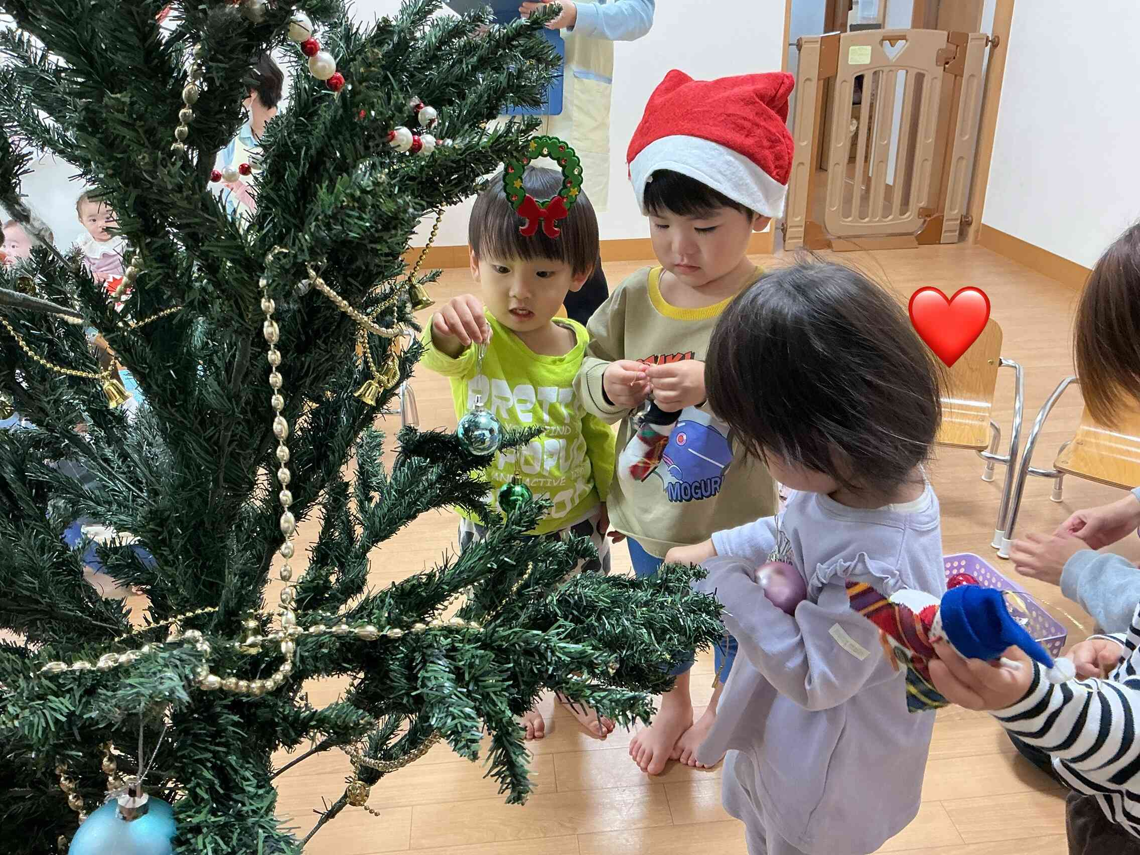 飾り付けをしました⭐︎