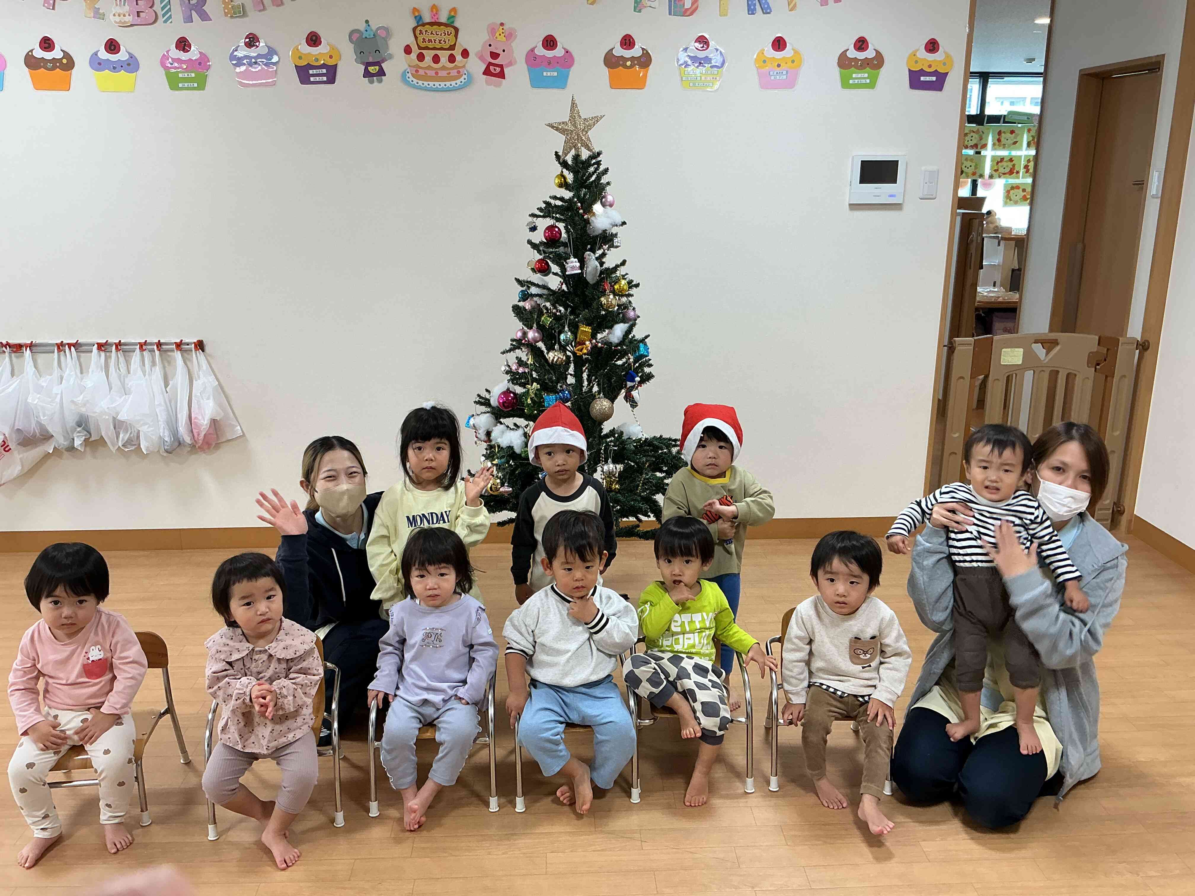 クリスマスツリー完成〜！