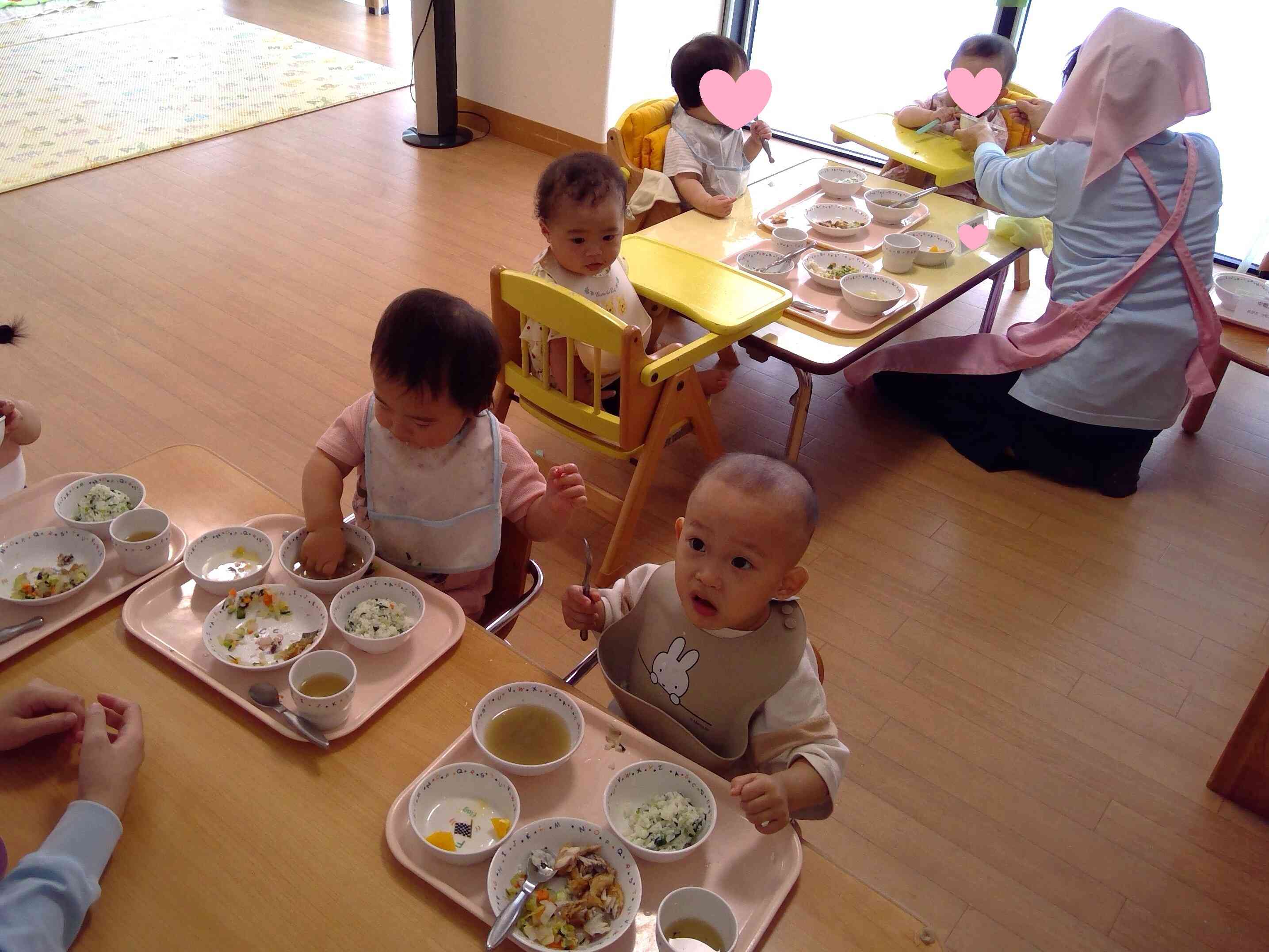 みんなで食べるとおいしいね♡