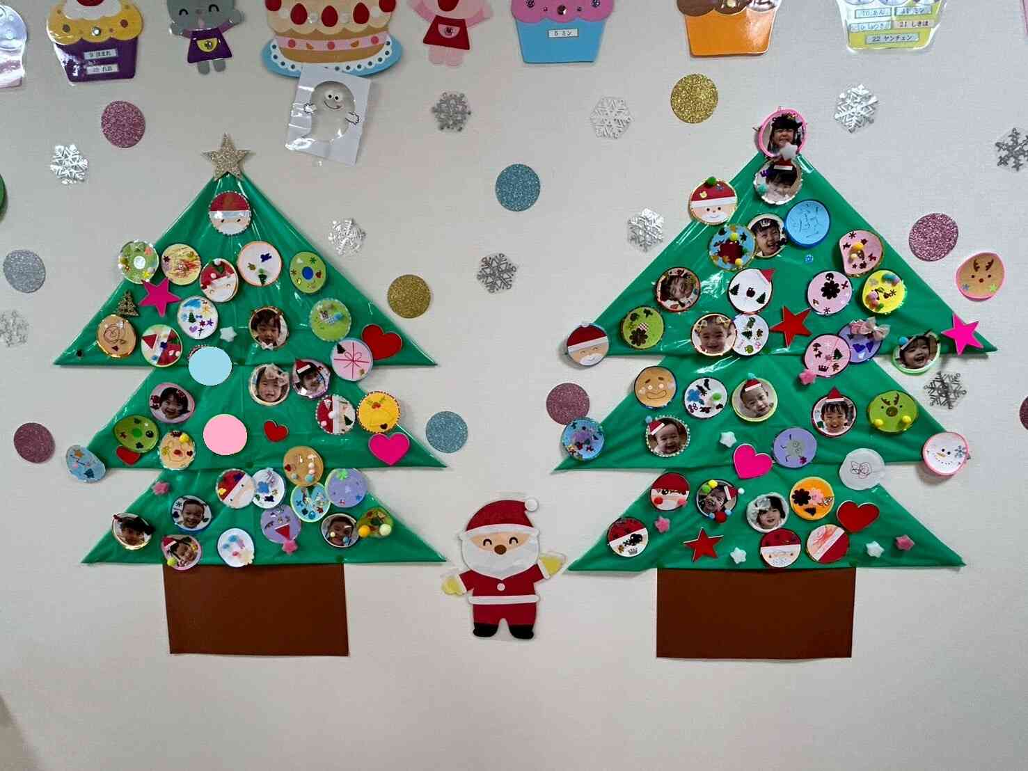 大きなツリーが完成しました☆