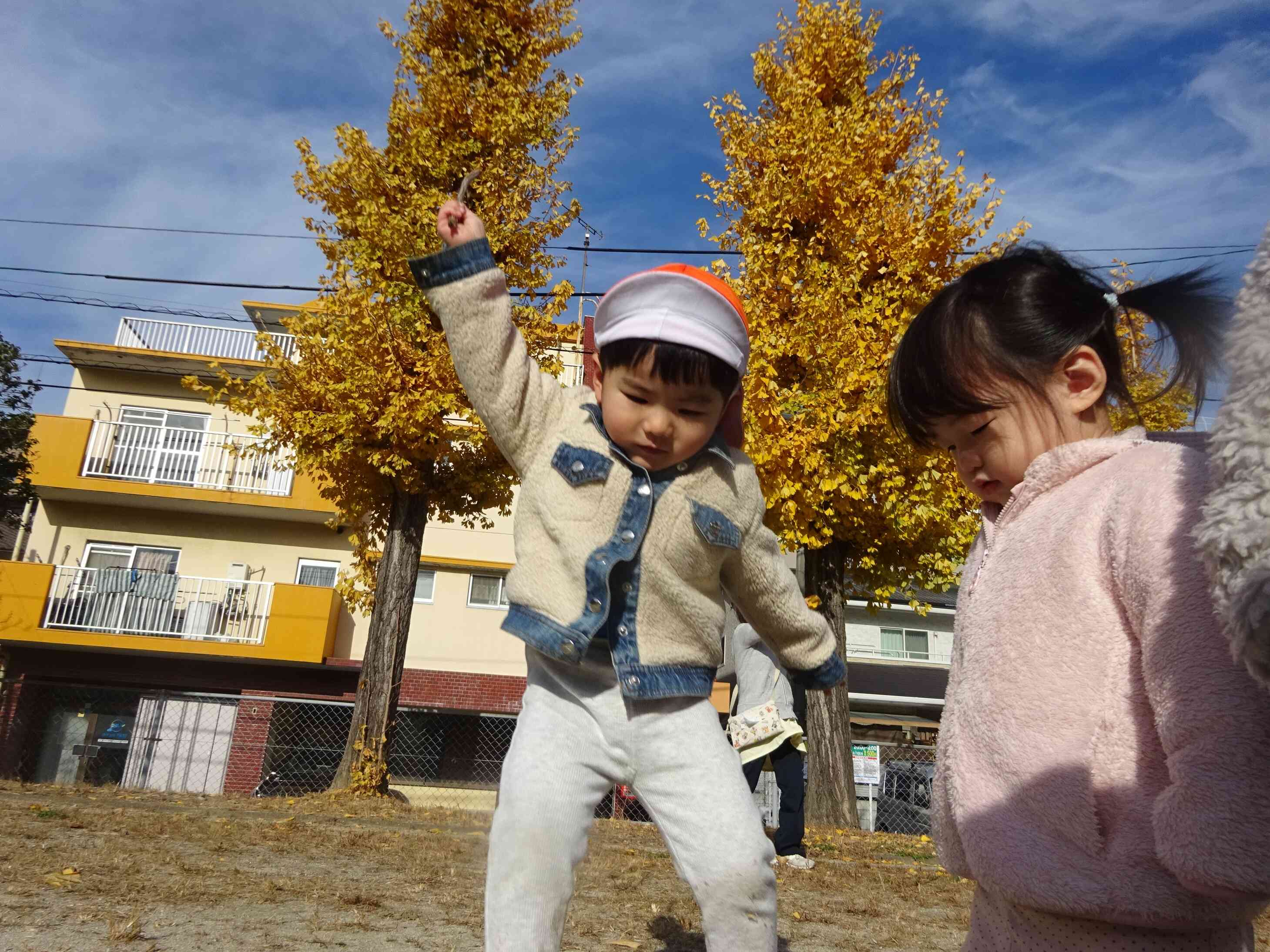 公園で遊んだよ☆