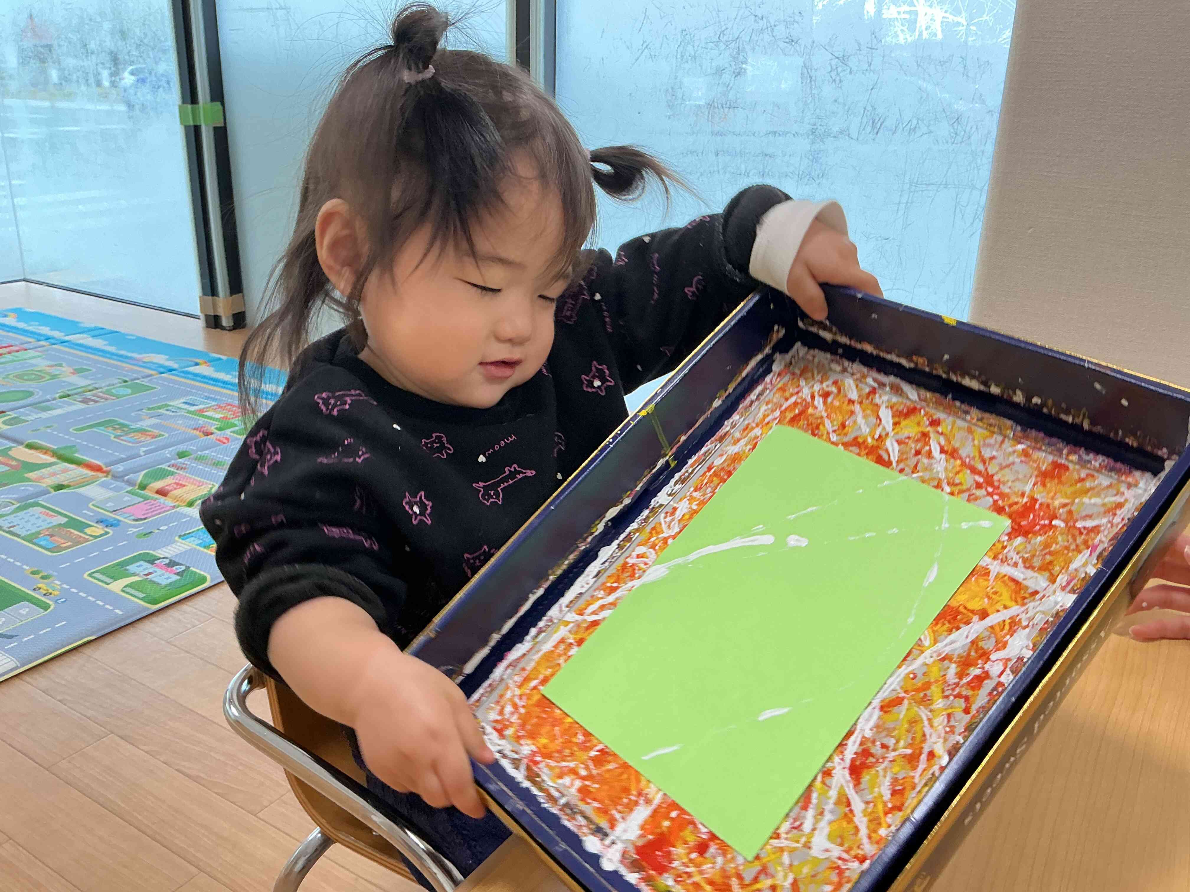 ビー玉転がしでツリーも⭐︎