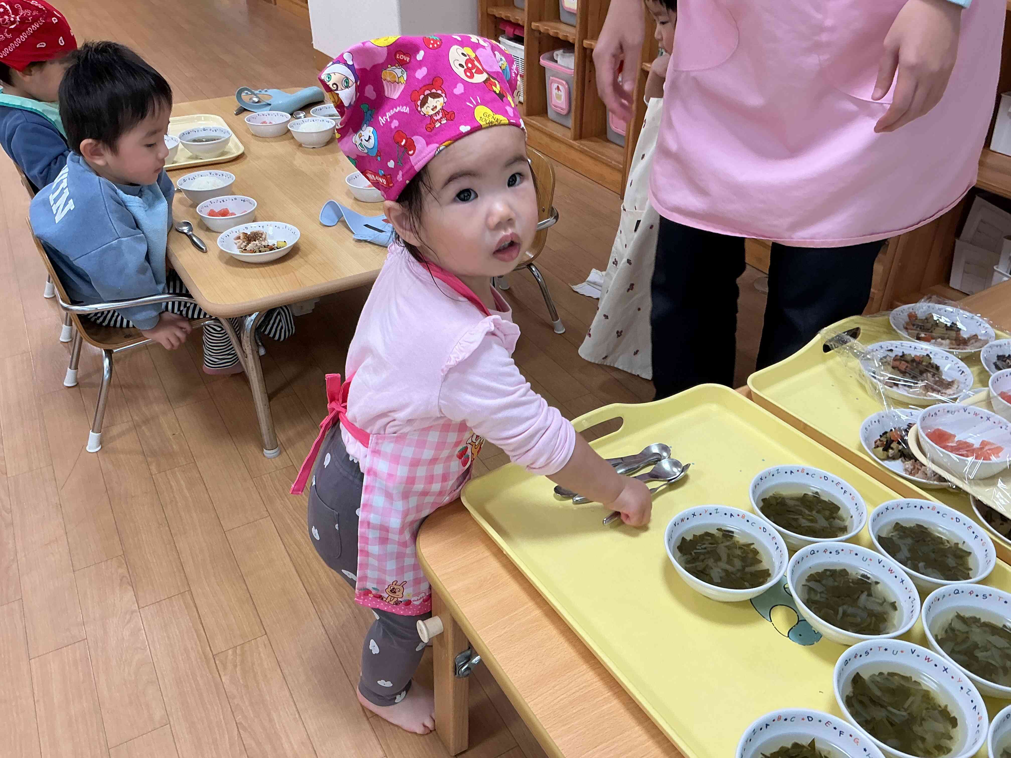 お手伝いしてるんだよ〜＾＾