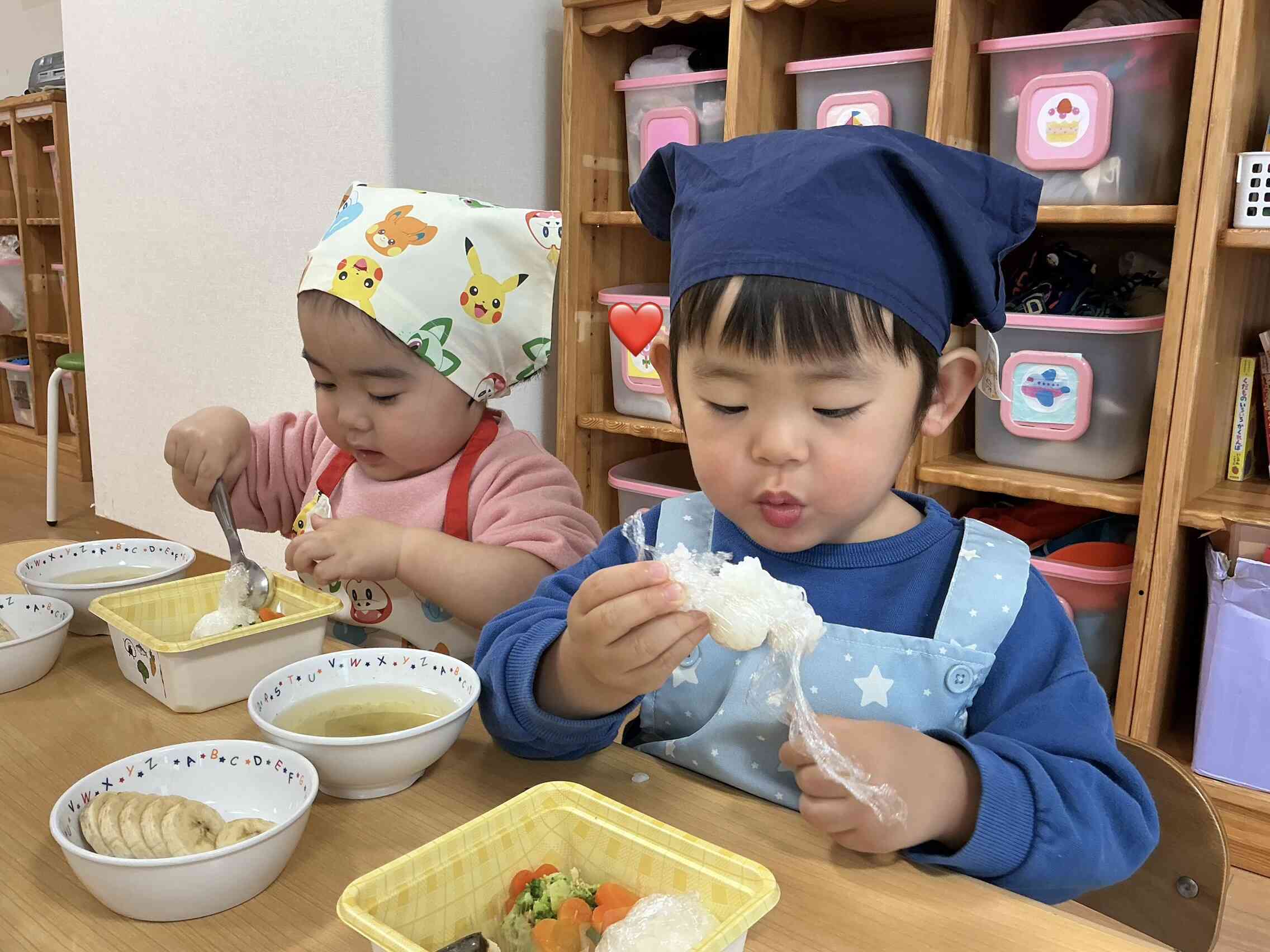 みんなパクパク食べていました♪