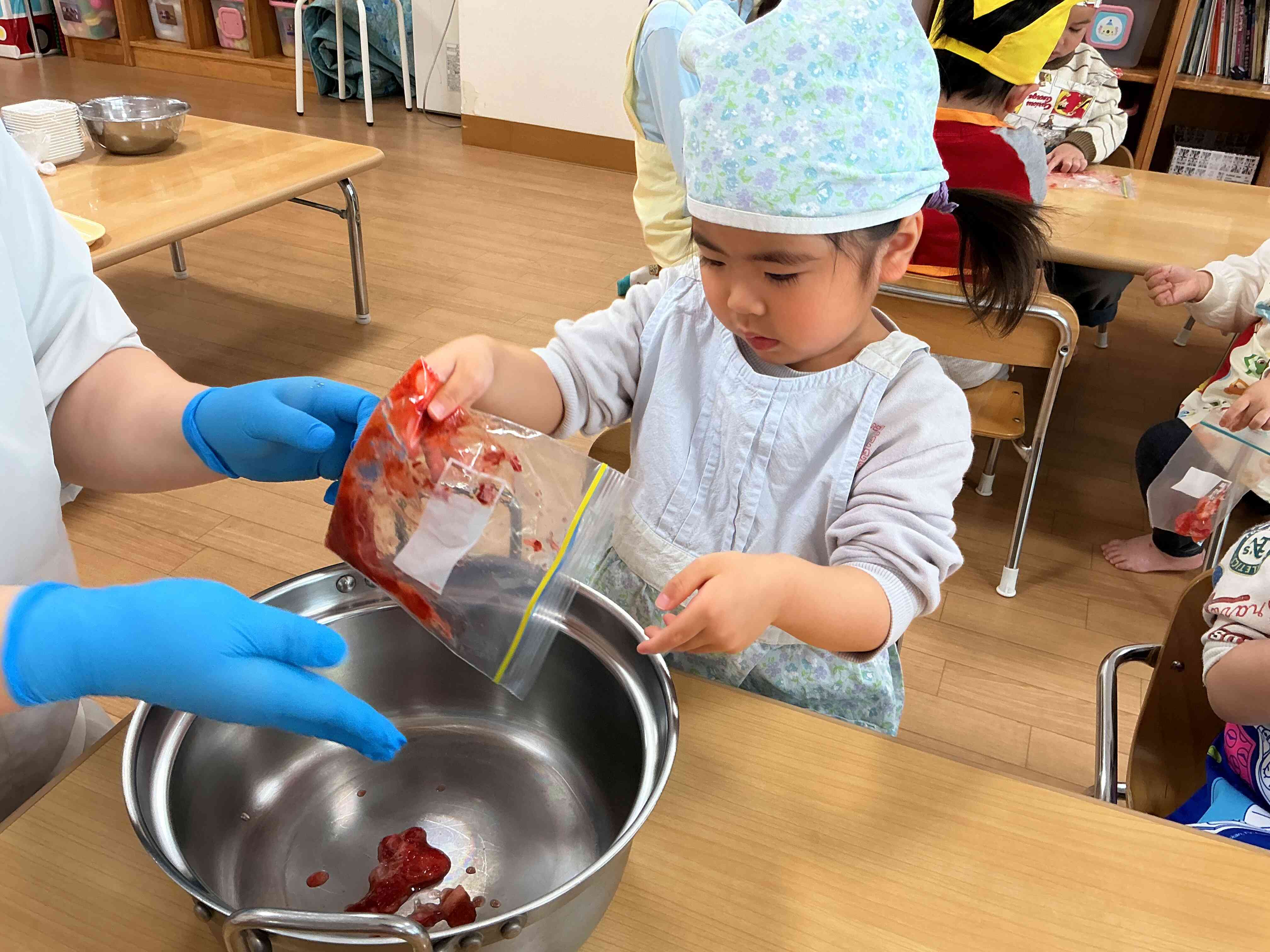 いちごジャム作り⭐︎