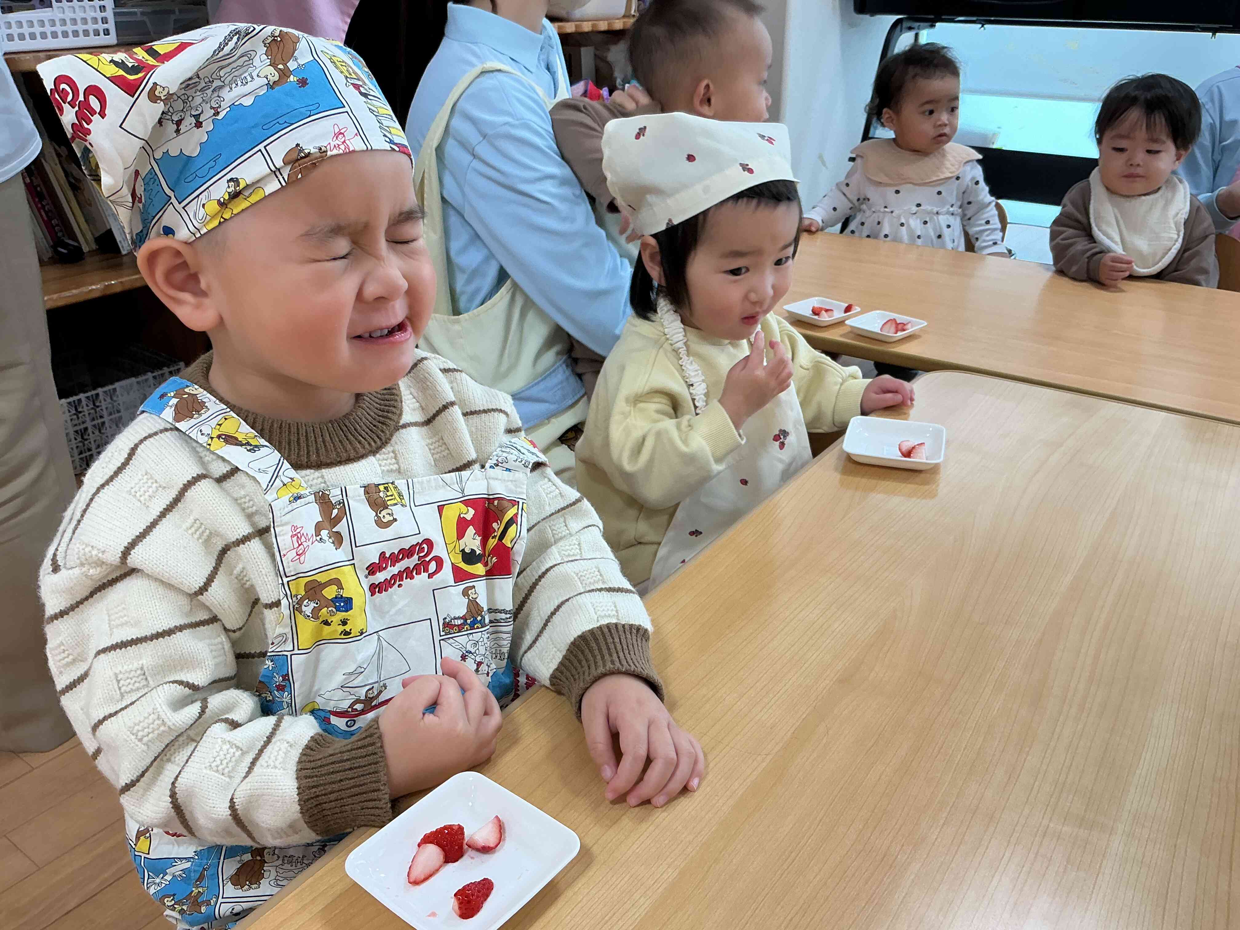 ちょっぴりすっぱい　いちごでした＾＾