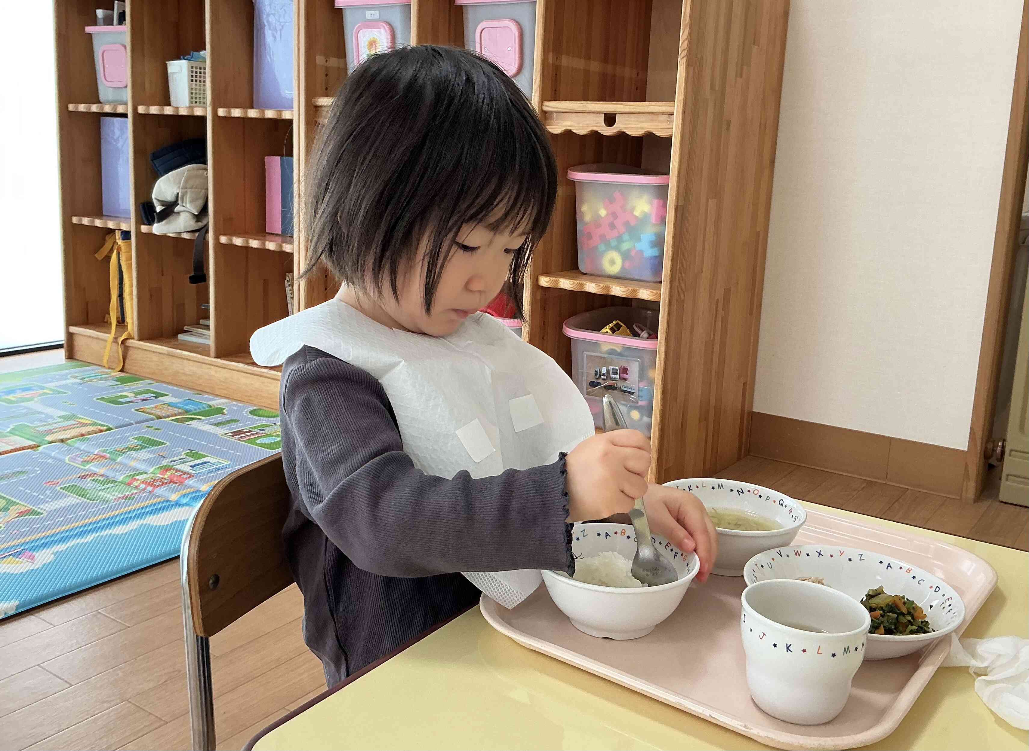 スプーンも上手だね⭐︎