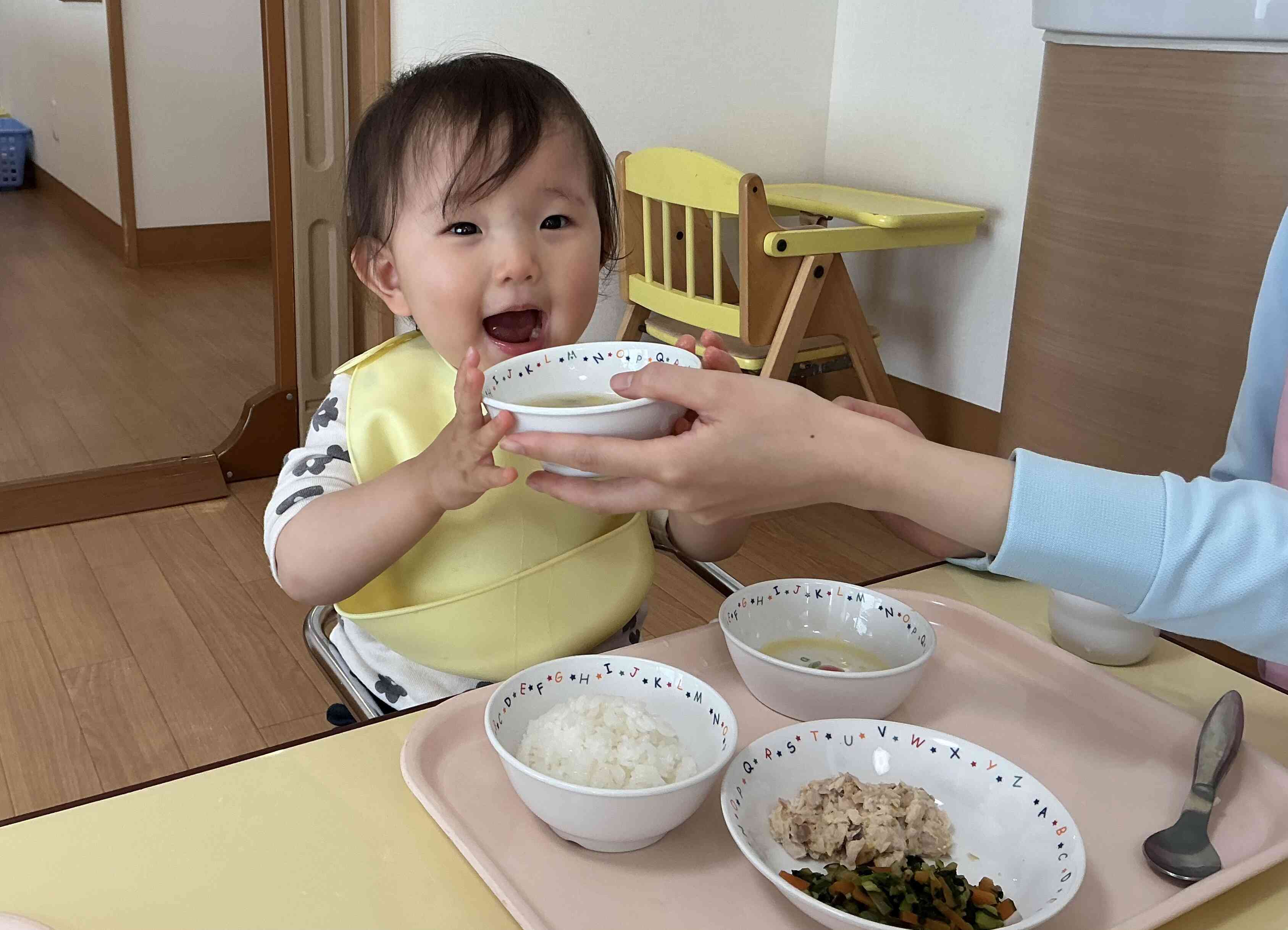お汁も上手に飲めるよ⭐︎