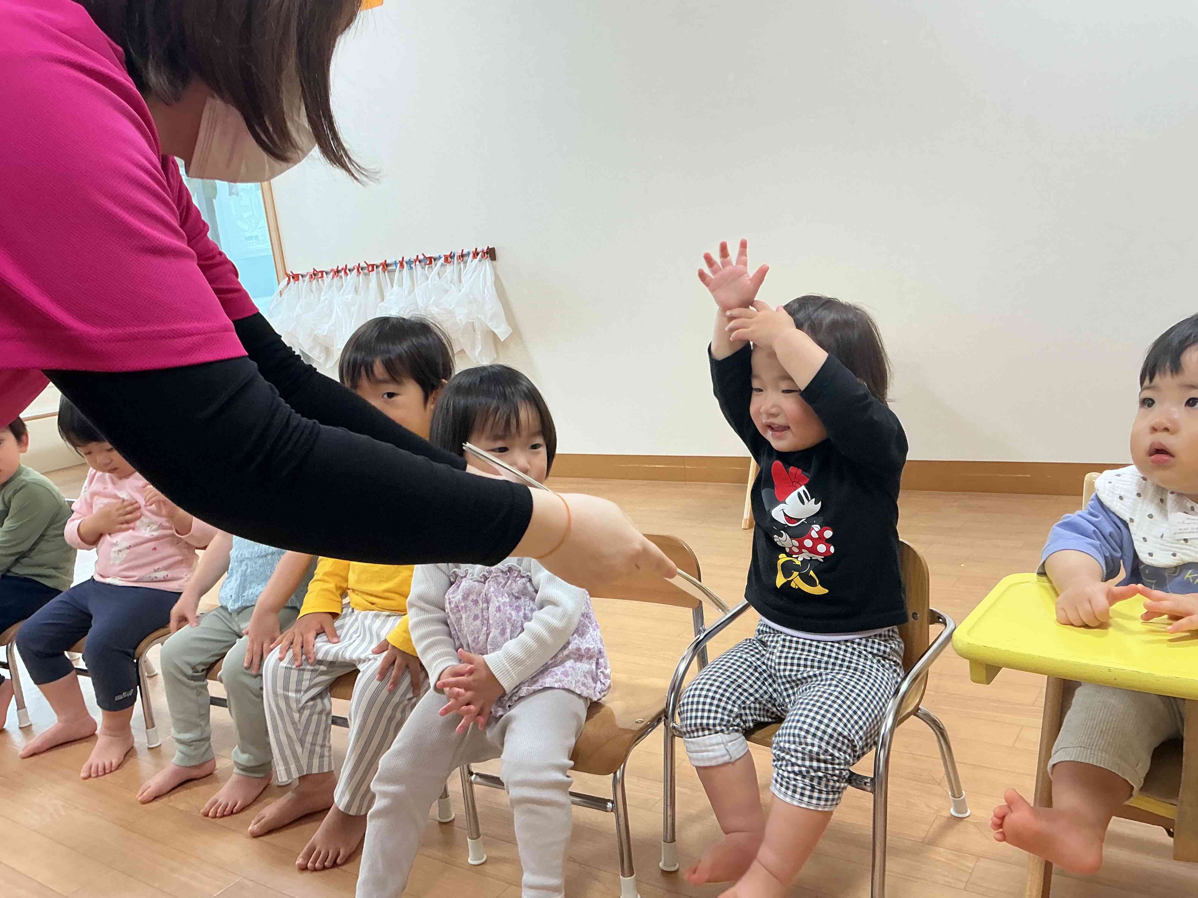 元気いっぱい「はーい!!」