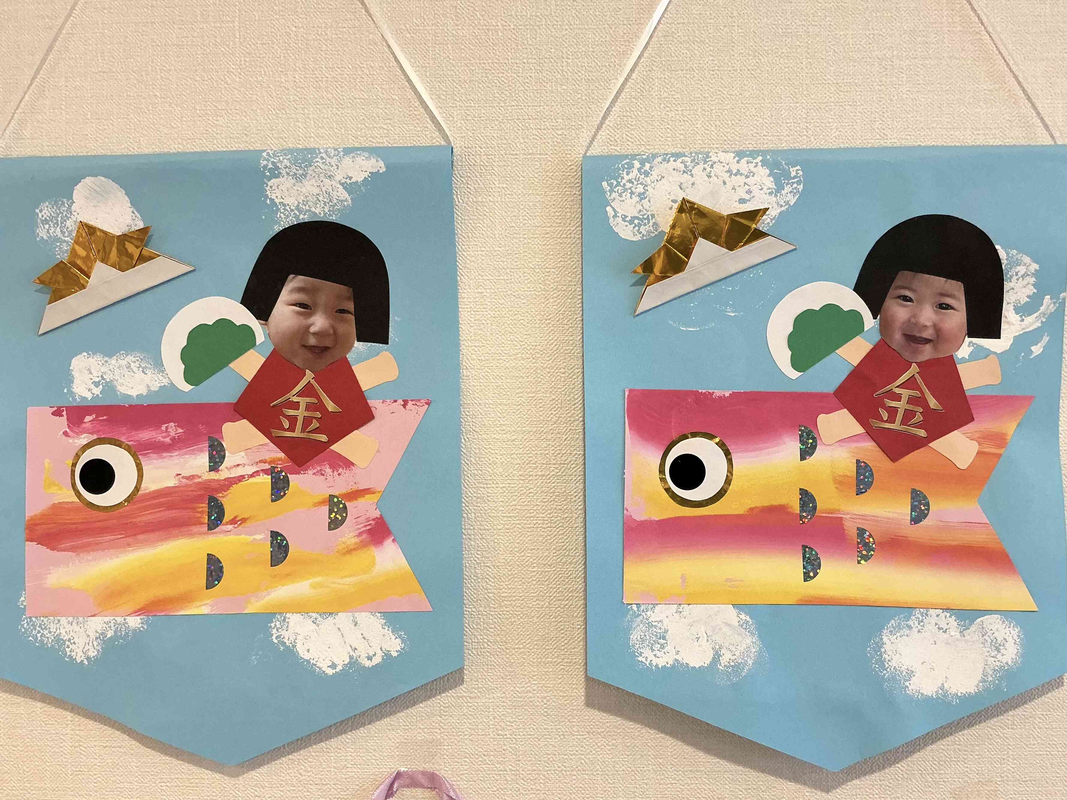こいのぼり製作　ひよこ組