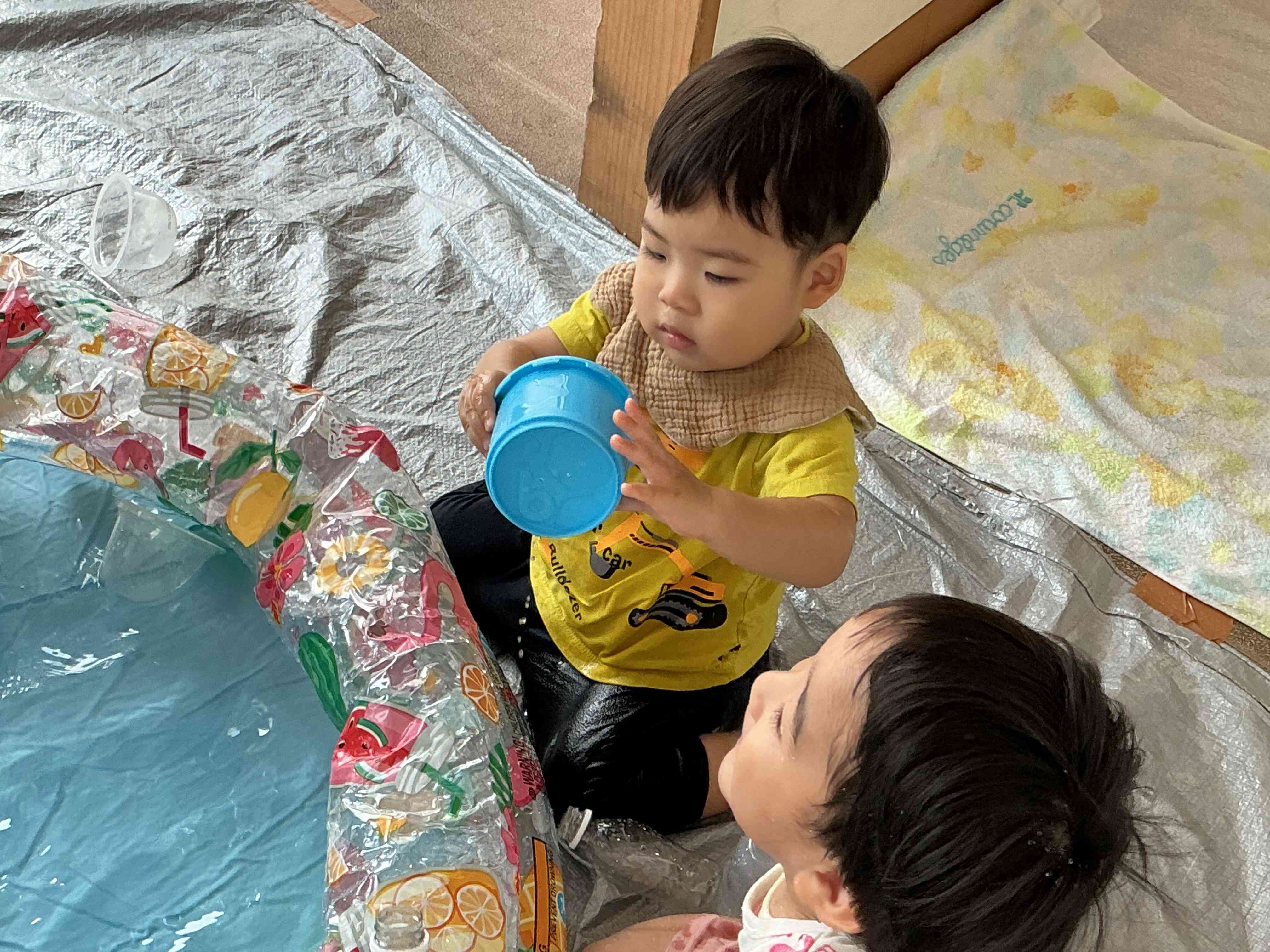 冷たくて気持ちいいね♪