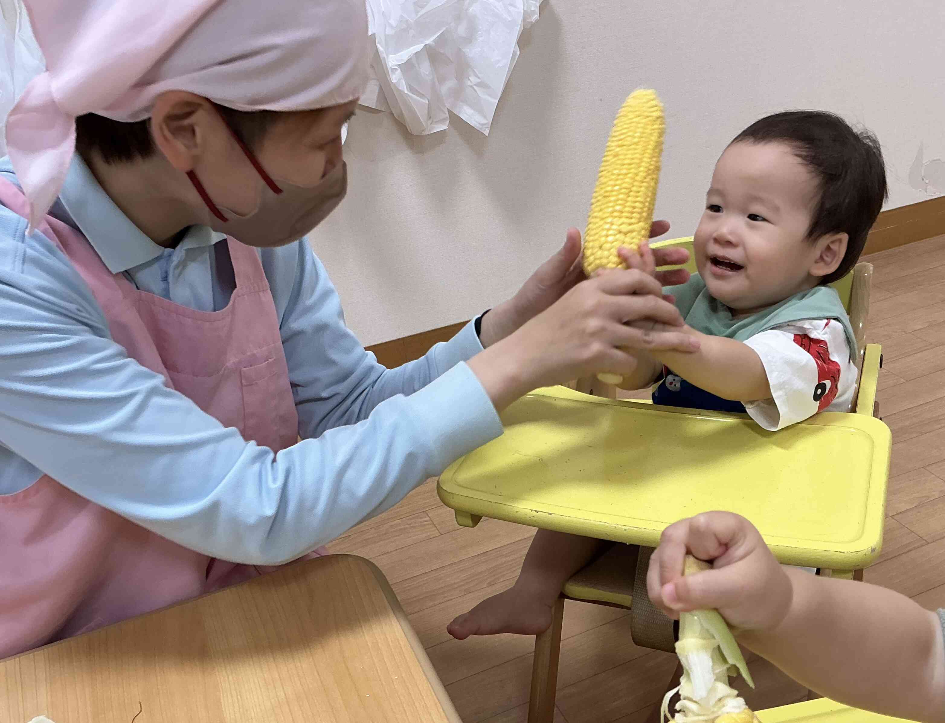 大きなとうもろこしだね!