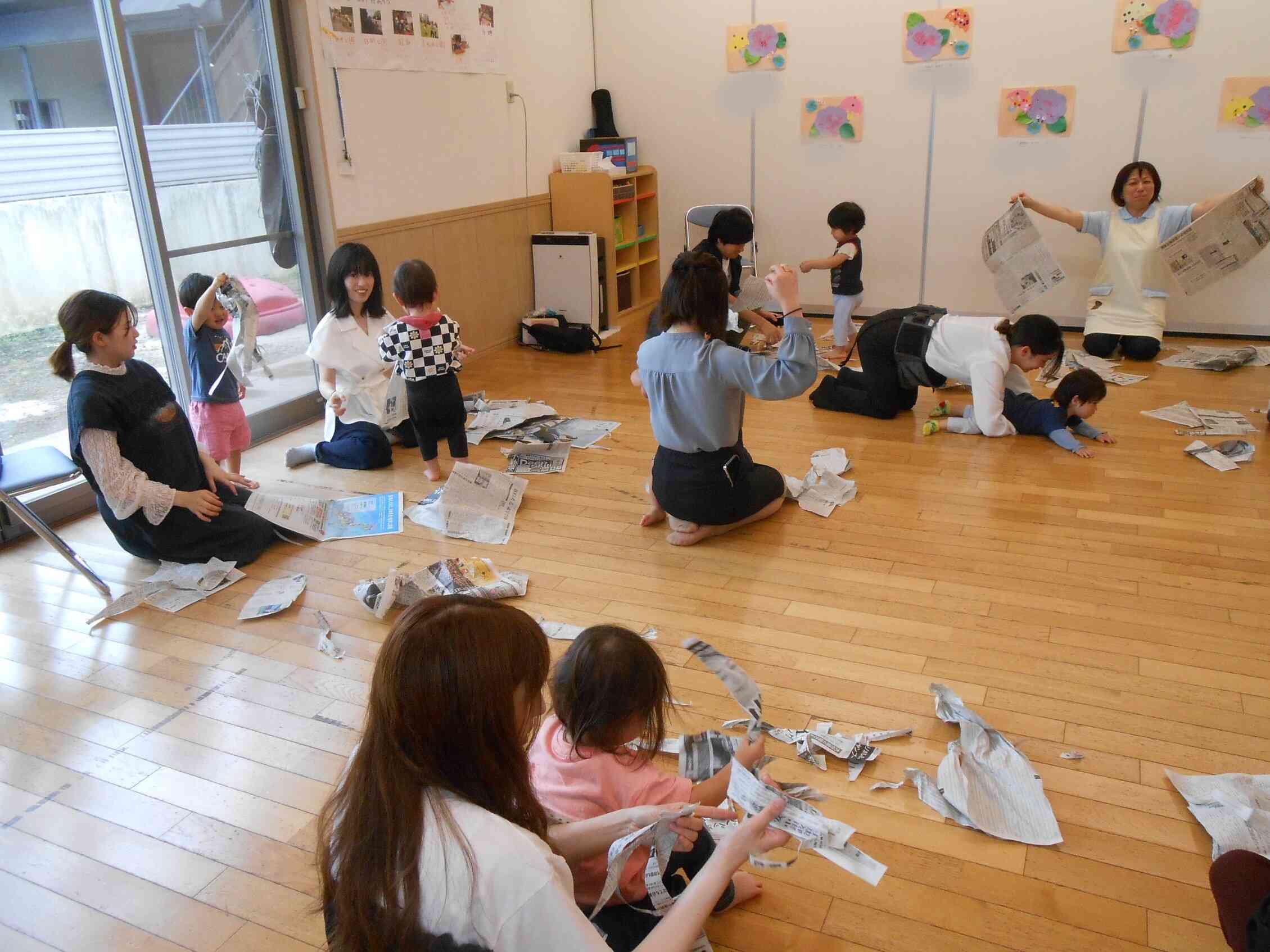 保育参観うさぎぐみ1歳児｜日本製鉄株式会社 九州製鉄所 大分地区