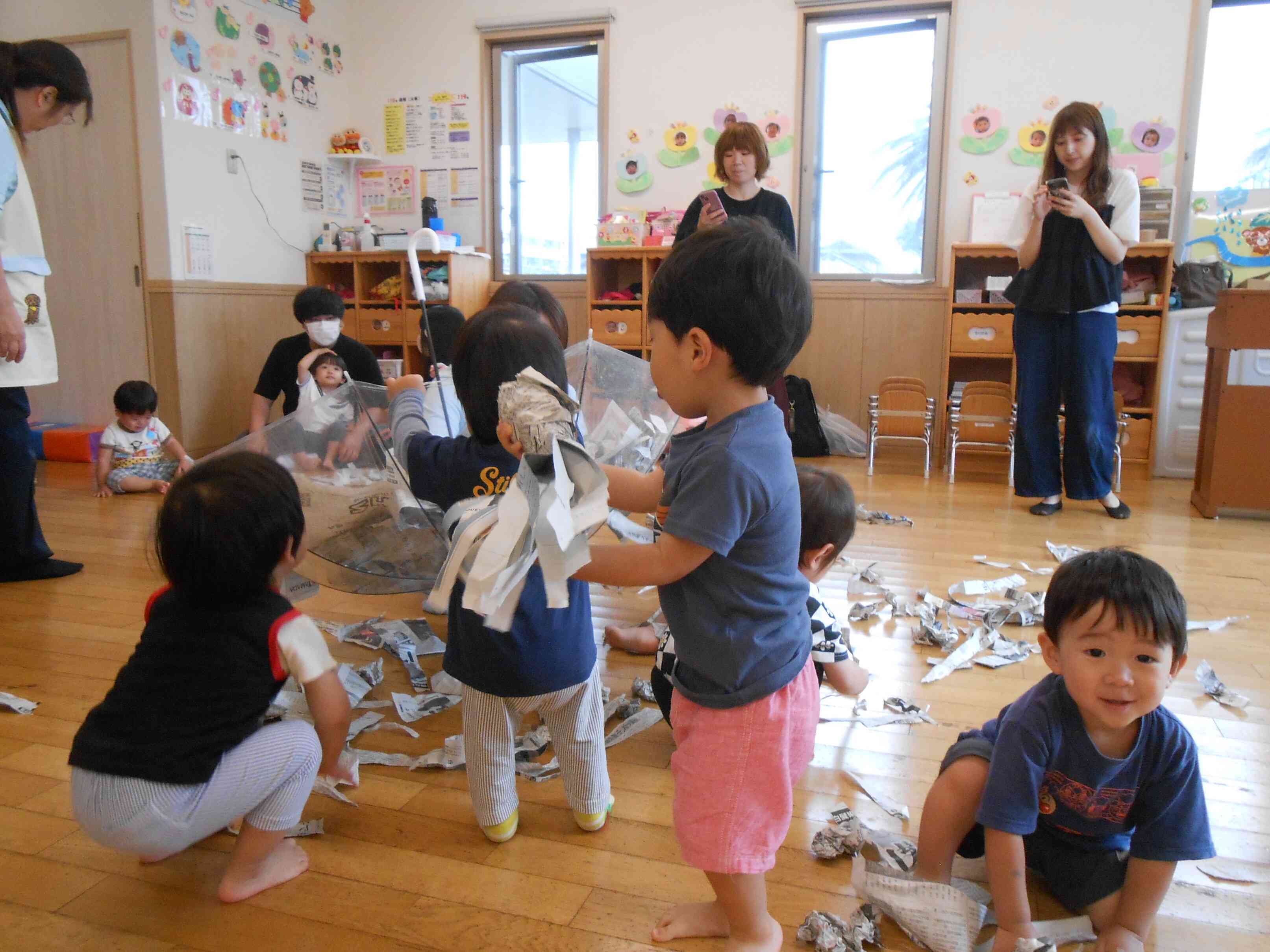 保育参観うさぎぐみ1歳児｜日本製鉄株式会社 九州製鉄所 大分地区