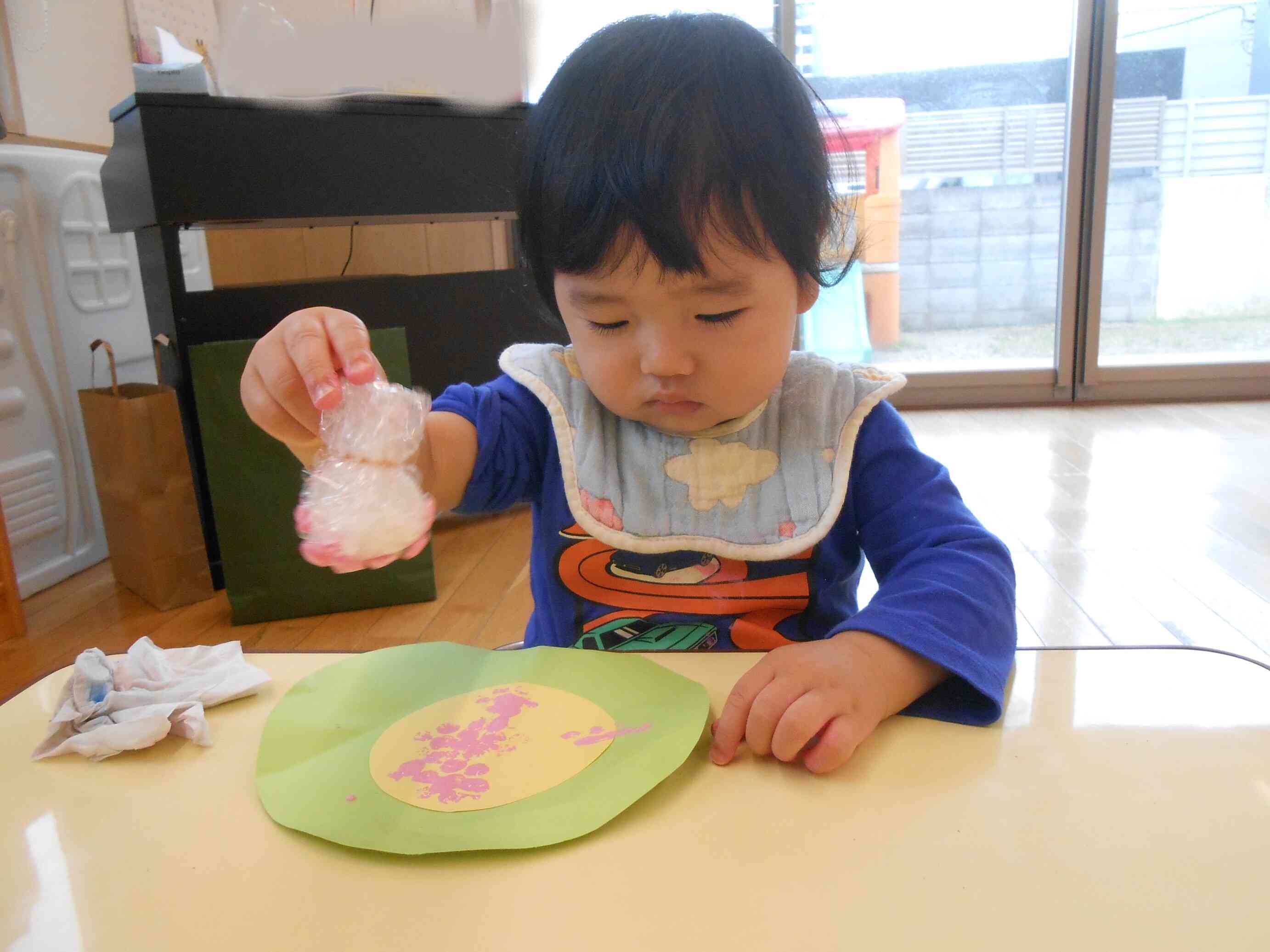 ４月入園なのに…この落ち着きです