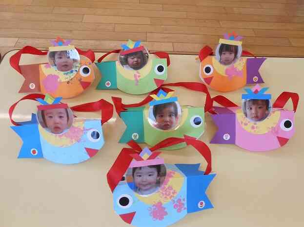 うさぎぐみ（１歳児）製作遊び