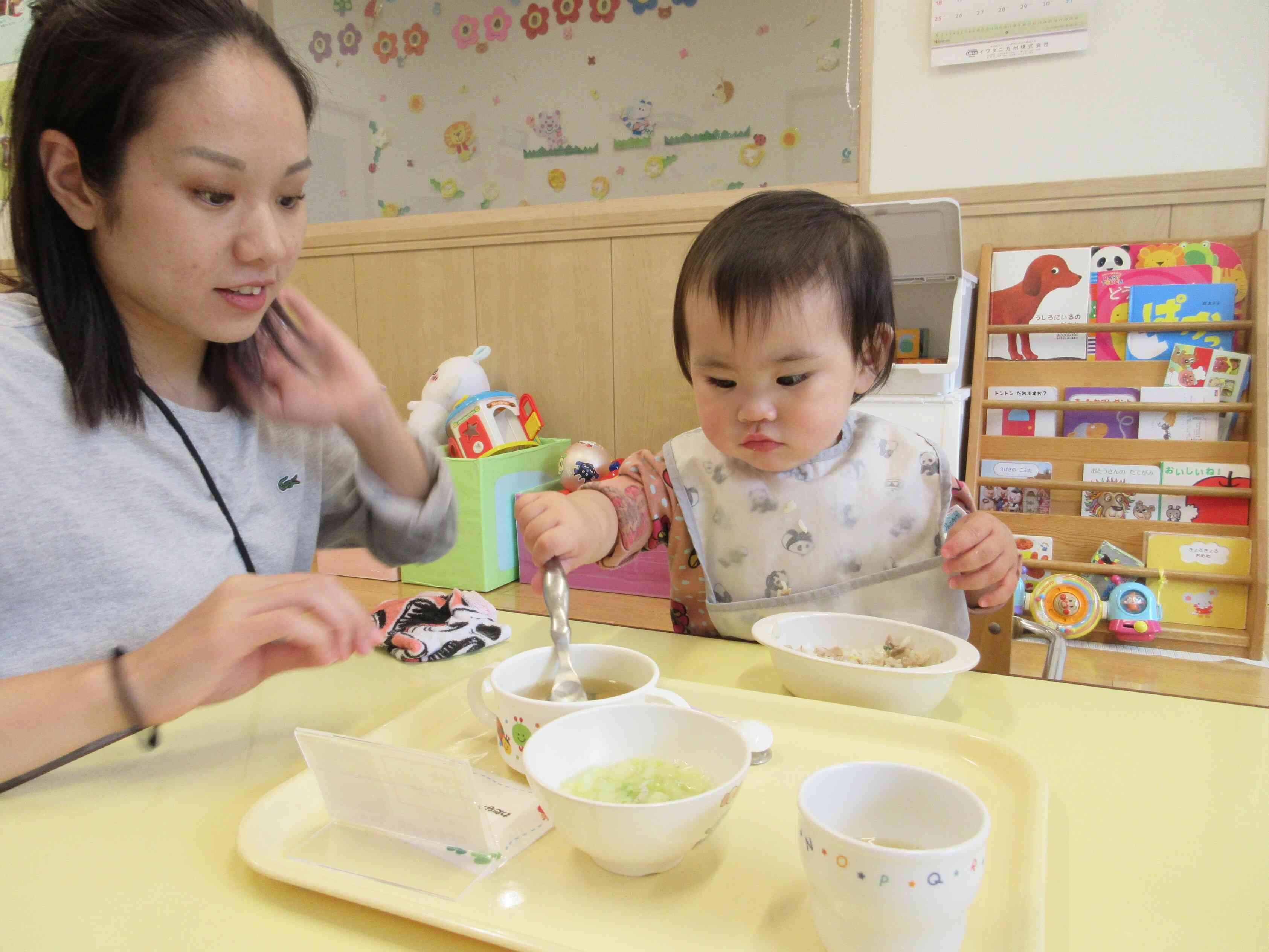給食美味しいね♪