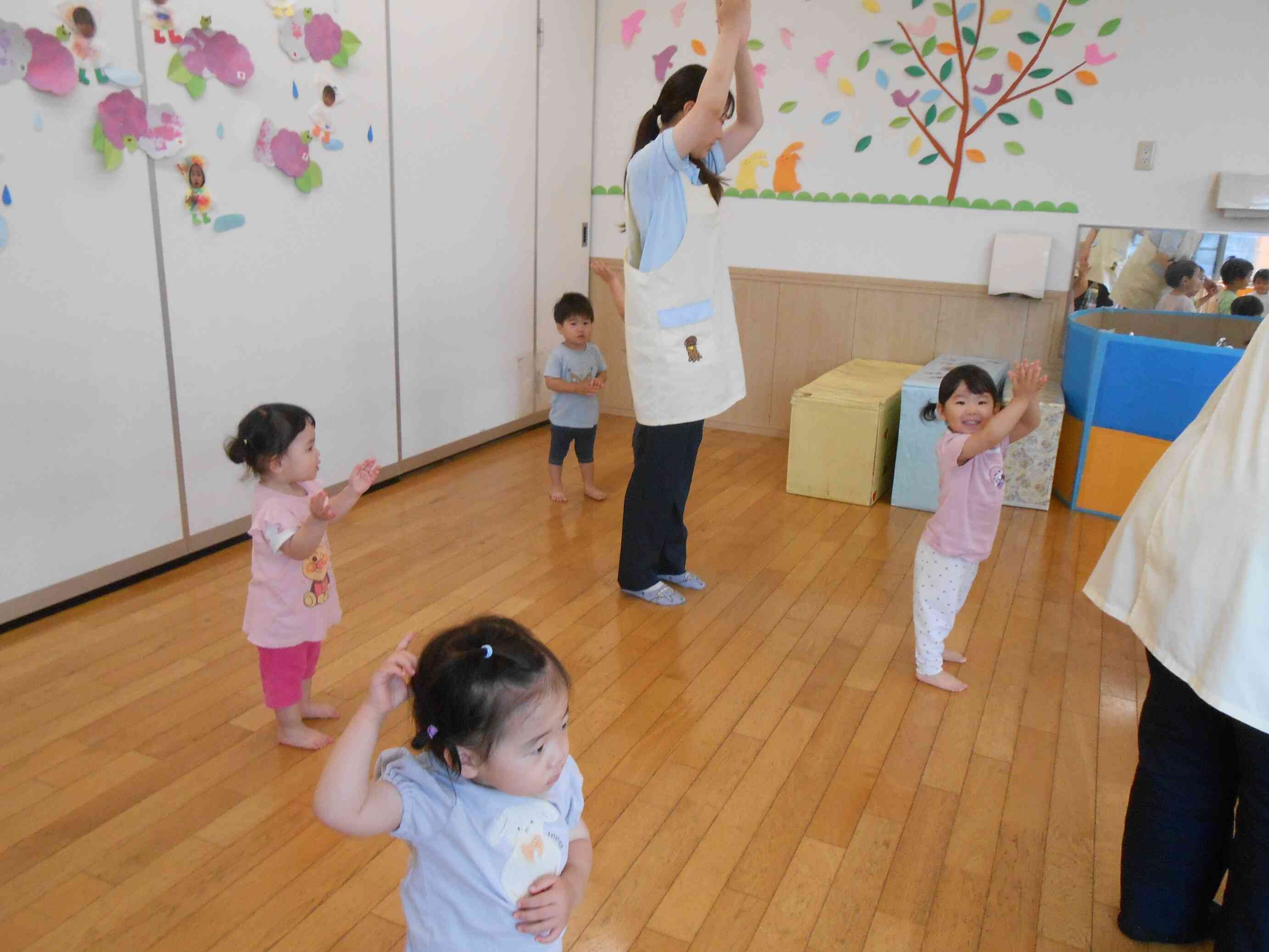 うさぎぐみ（１歳児）プールあそび