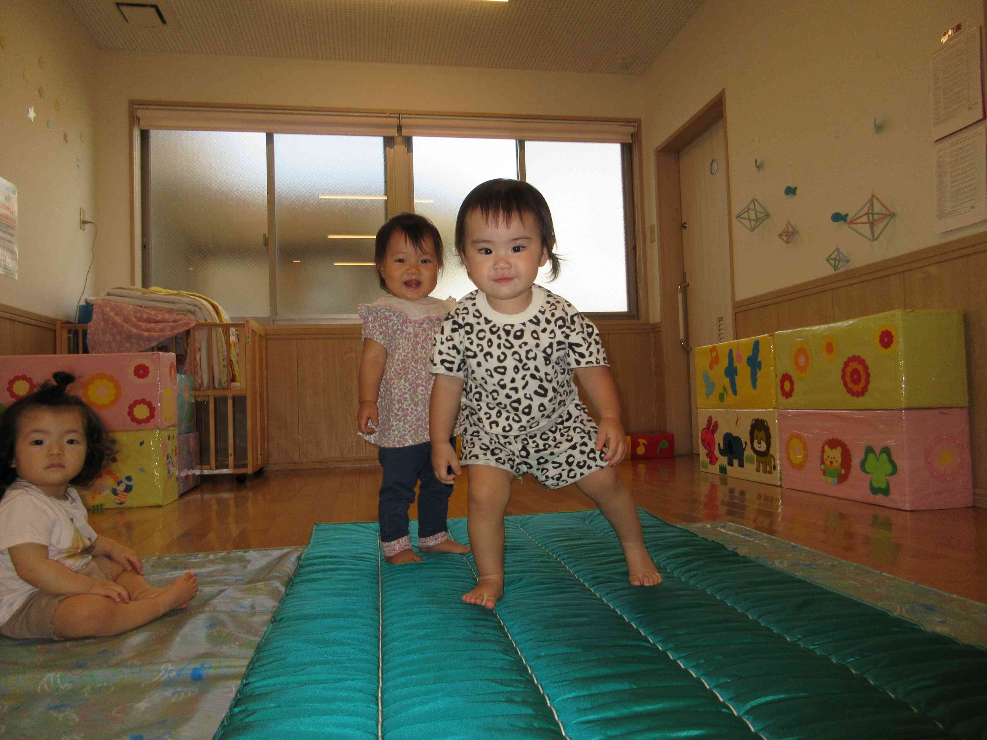 今度は飛び跳ねてみるね！