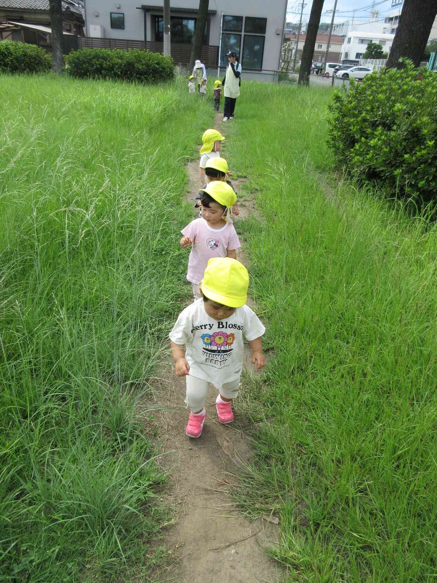 公園を探検!