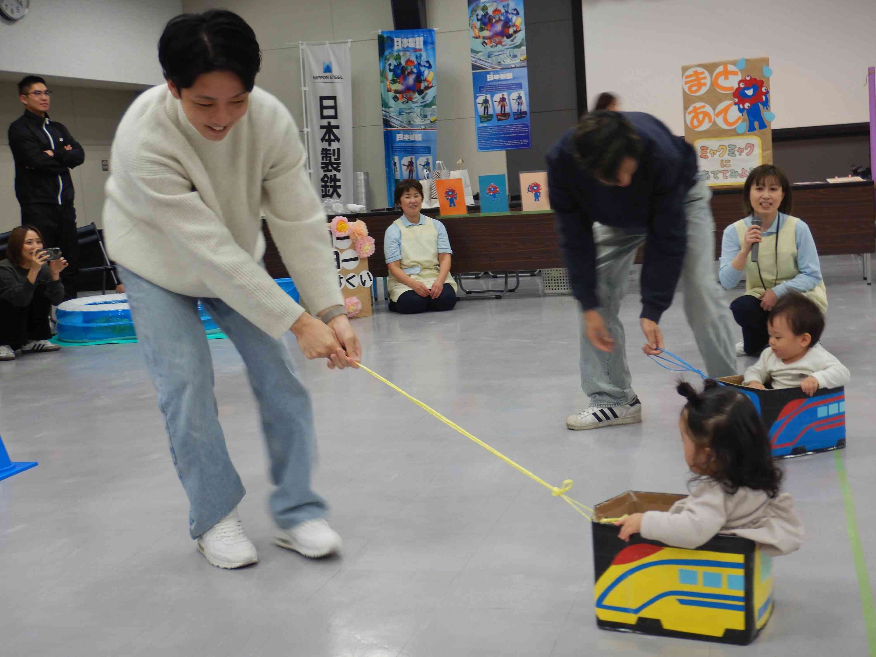 パパたちもがんばってー♡