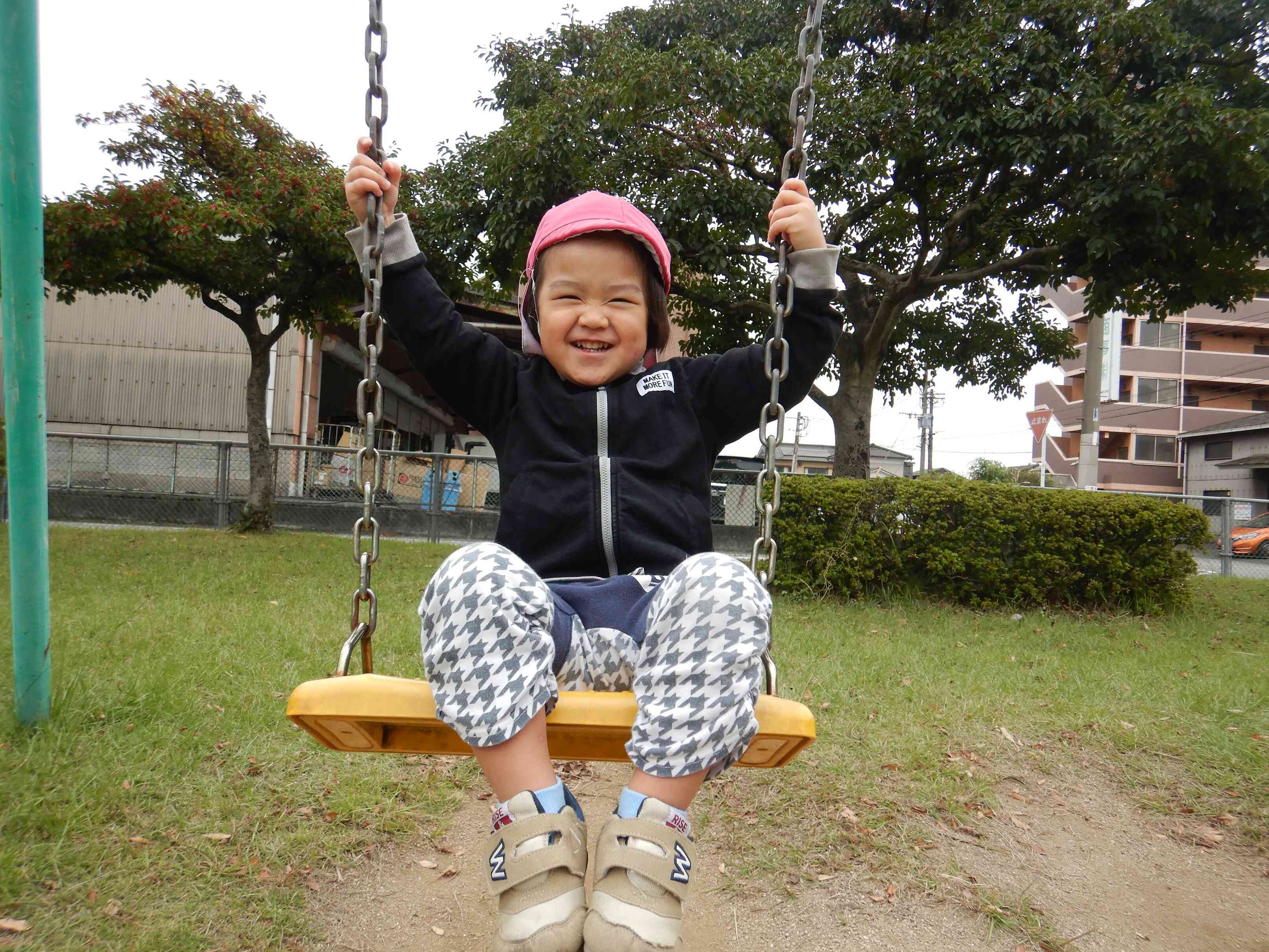 ブランコ楽しいなあ～