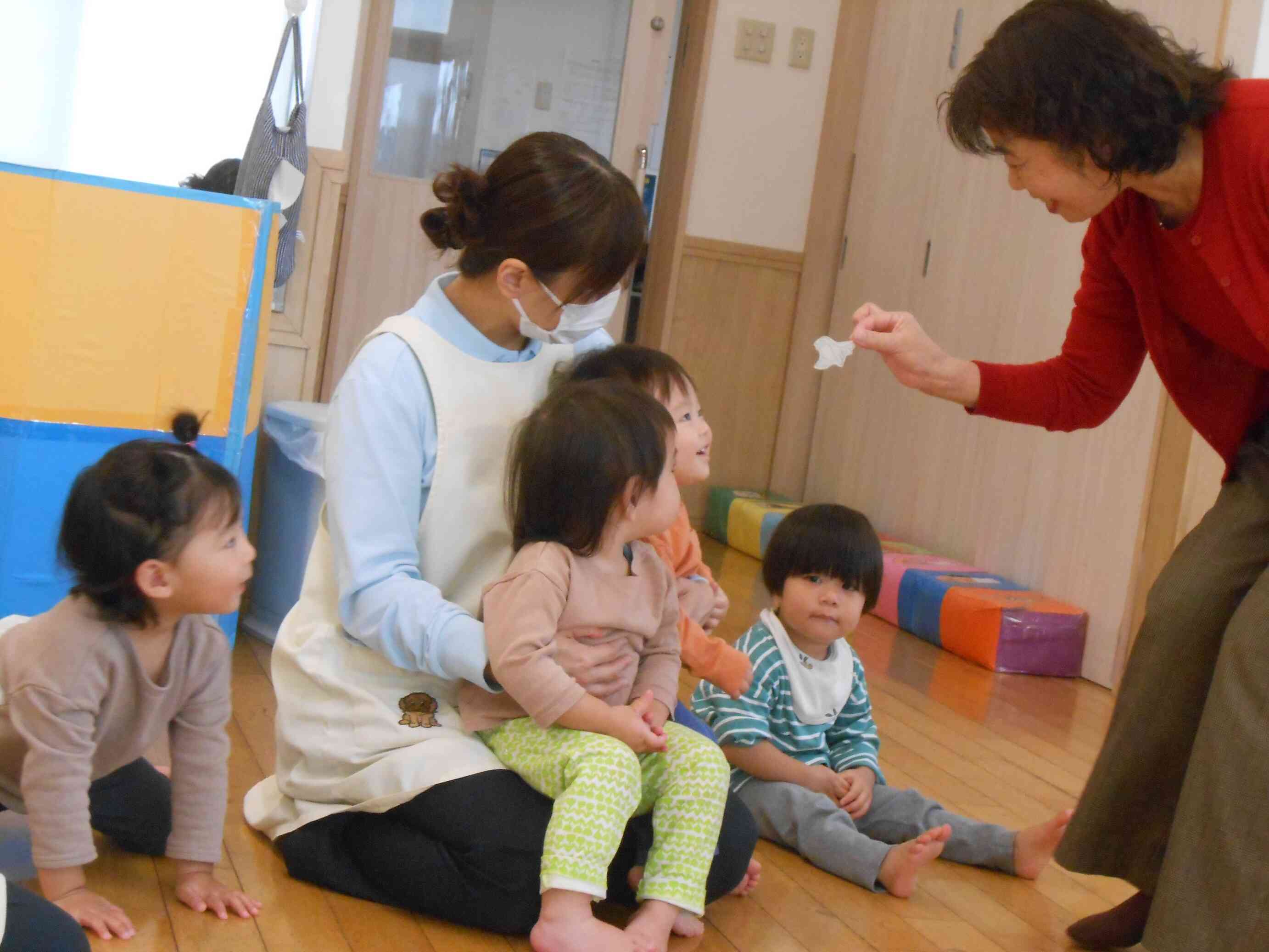 だんだん笑顔に…