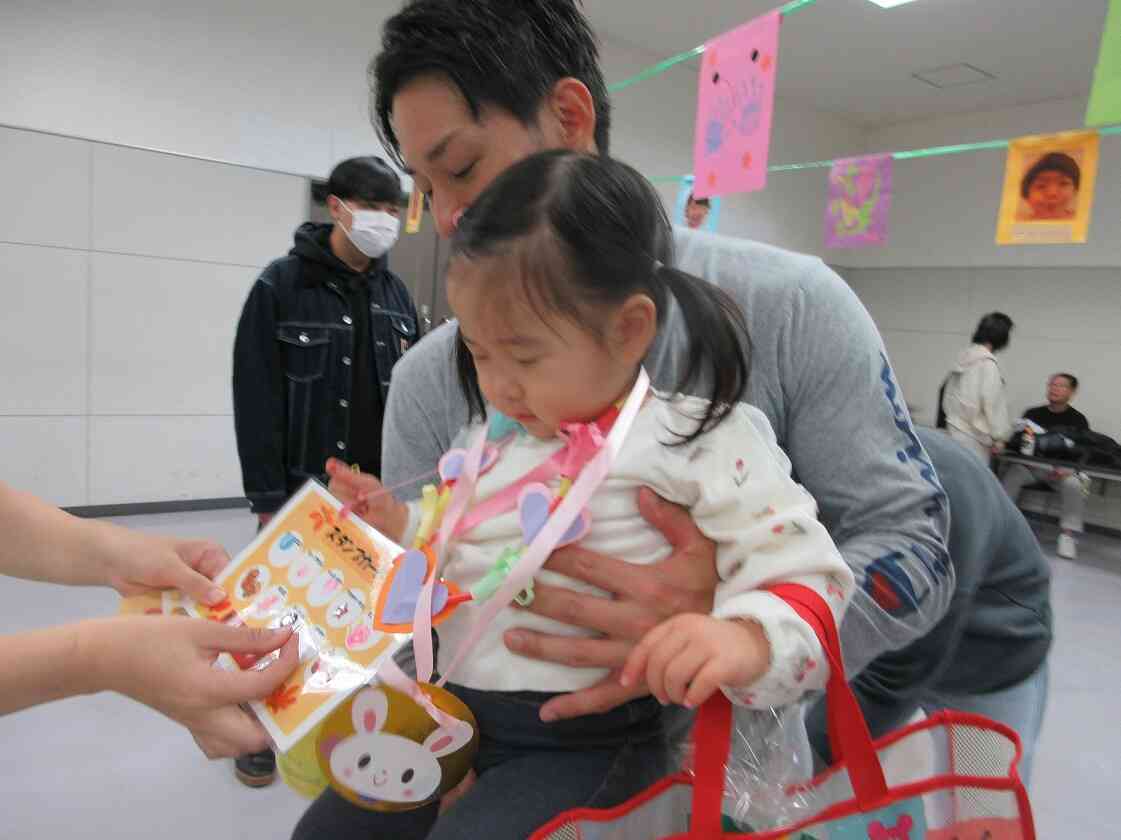 メダルを貰って