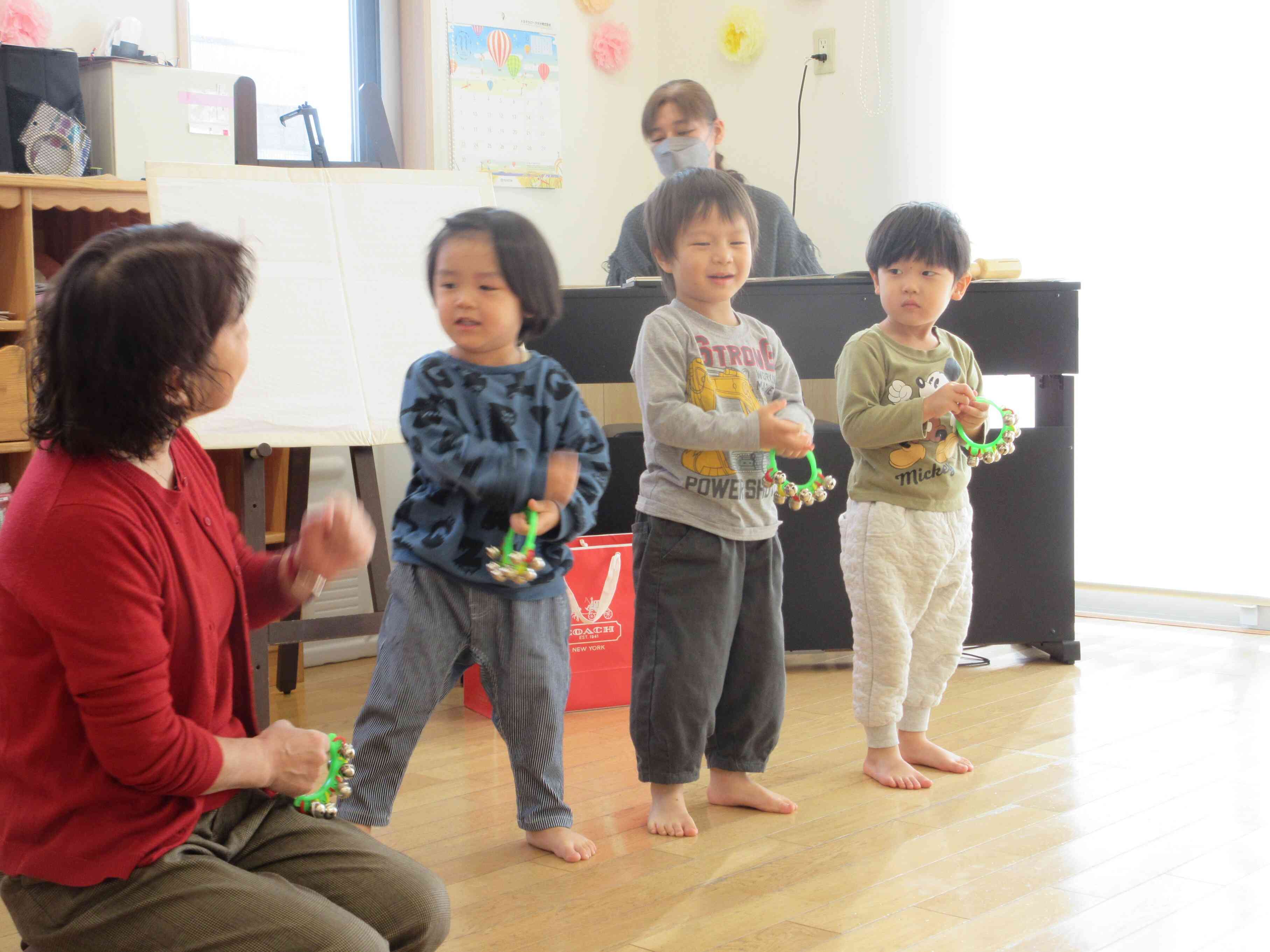 鈴も使ったよ☆