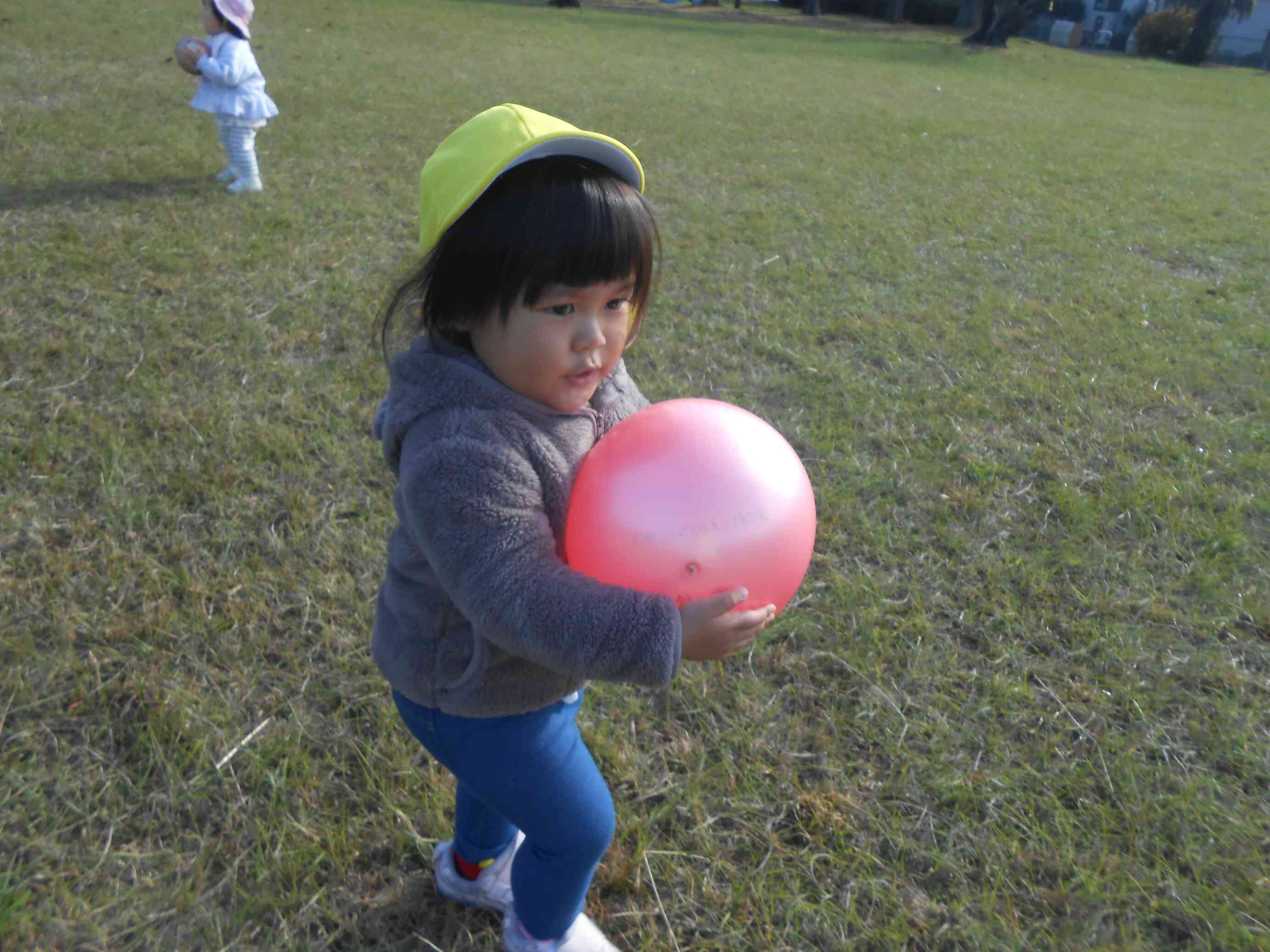 持って歩きたい！どうぞも出来るようになったよ