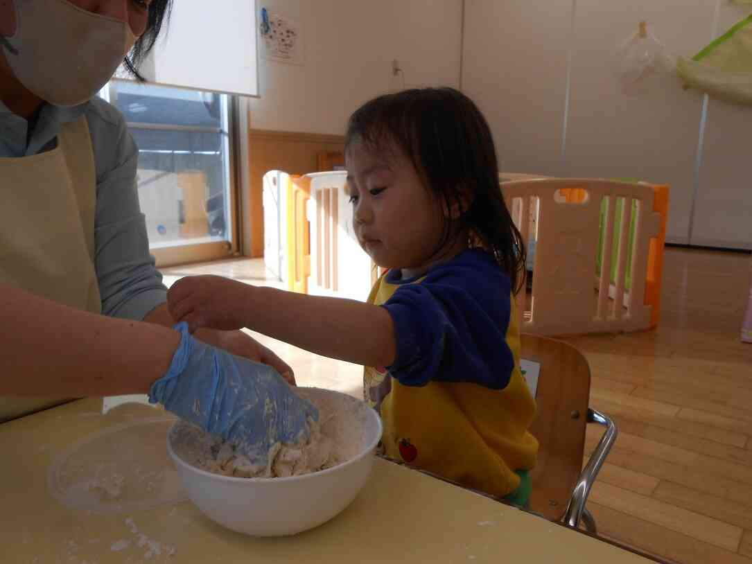 水を混ぜたら触感が…