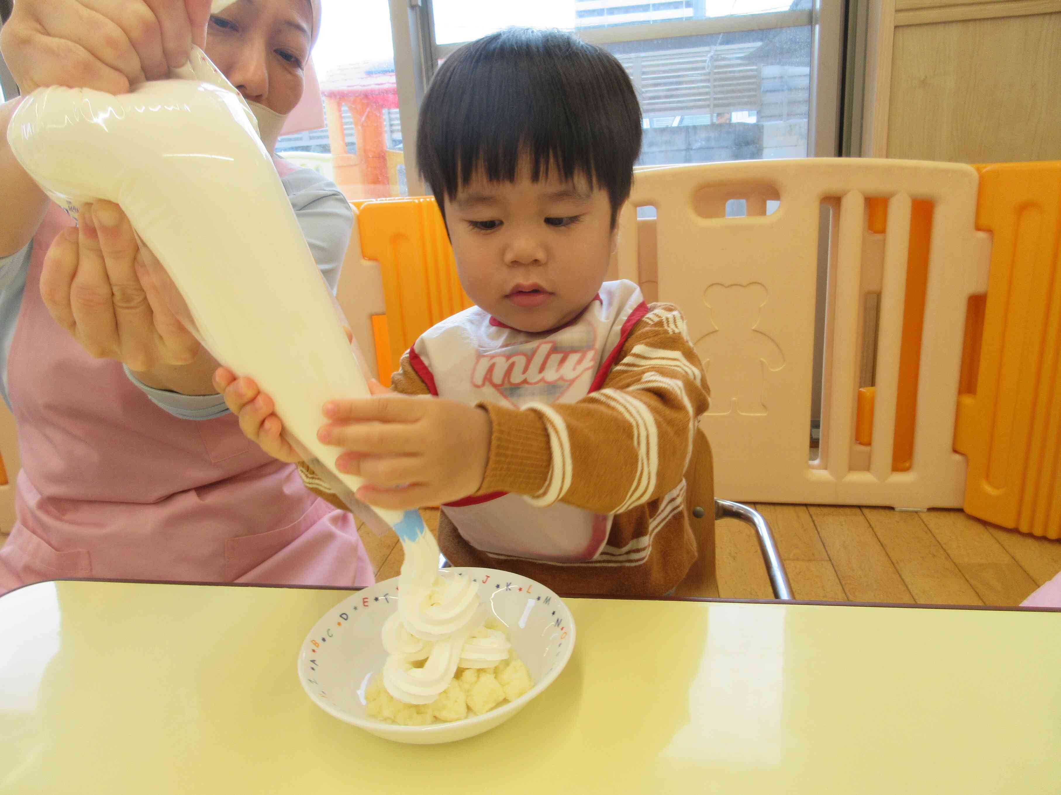 クリスマスケーキづくり