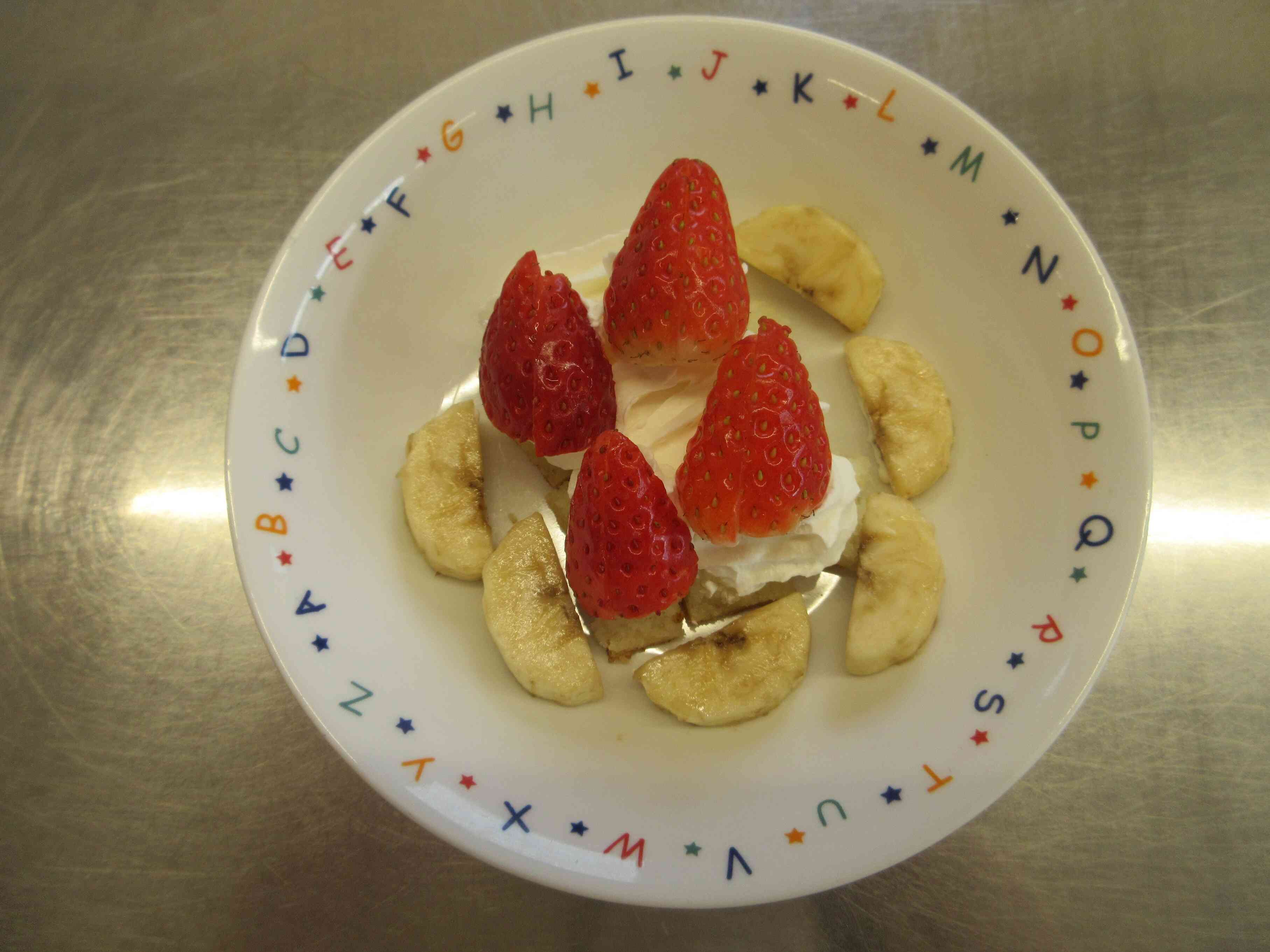 出来上がったケーキです♪