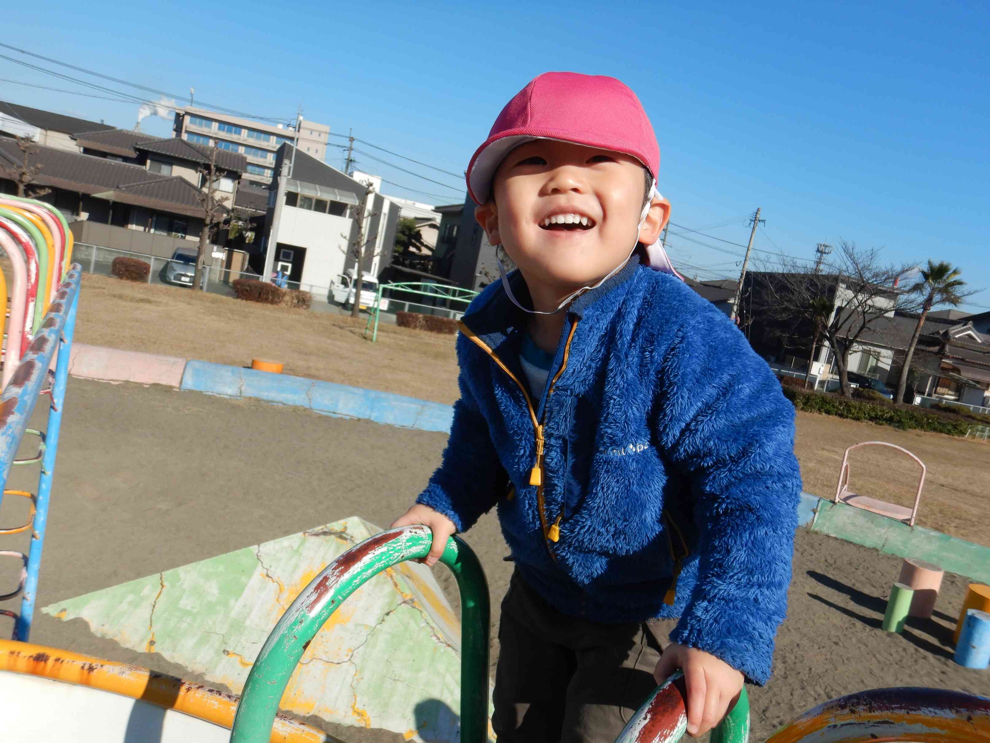 せんせいー登れたよ～